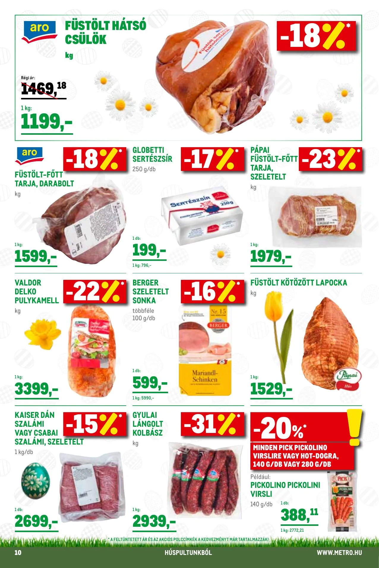 Metro akciós újság Élelmiszer és Szezonalis 03.03–03.16 – 10. oldal