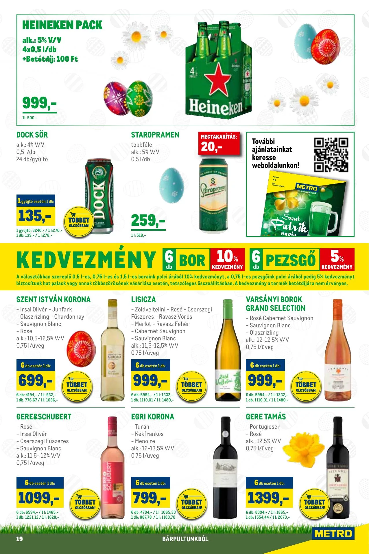 Metro akciós újság Élelmiszer és Szezonalis 03.03–03.16 – 19. oldal