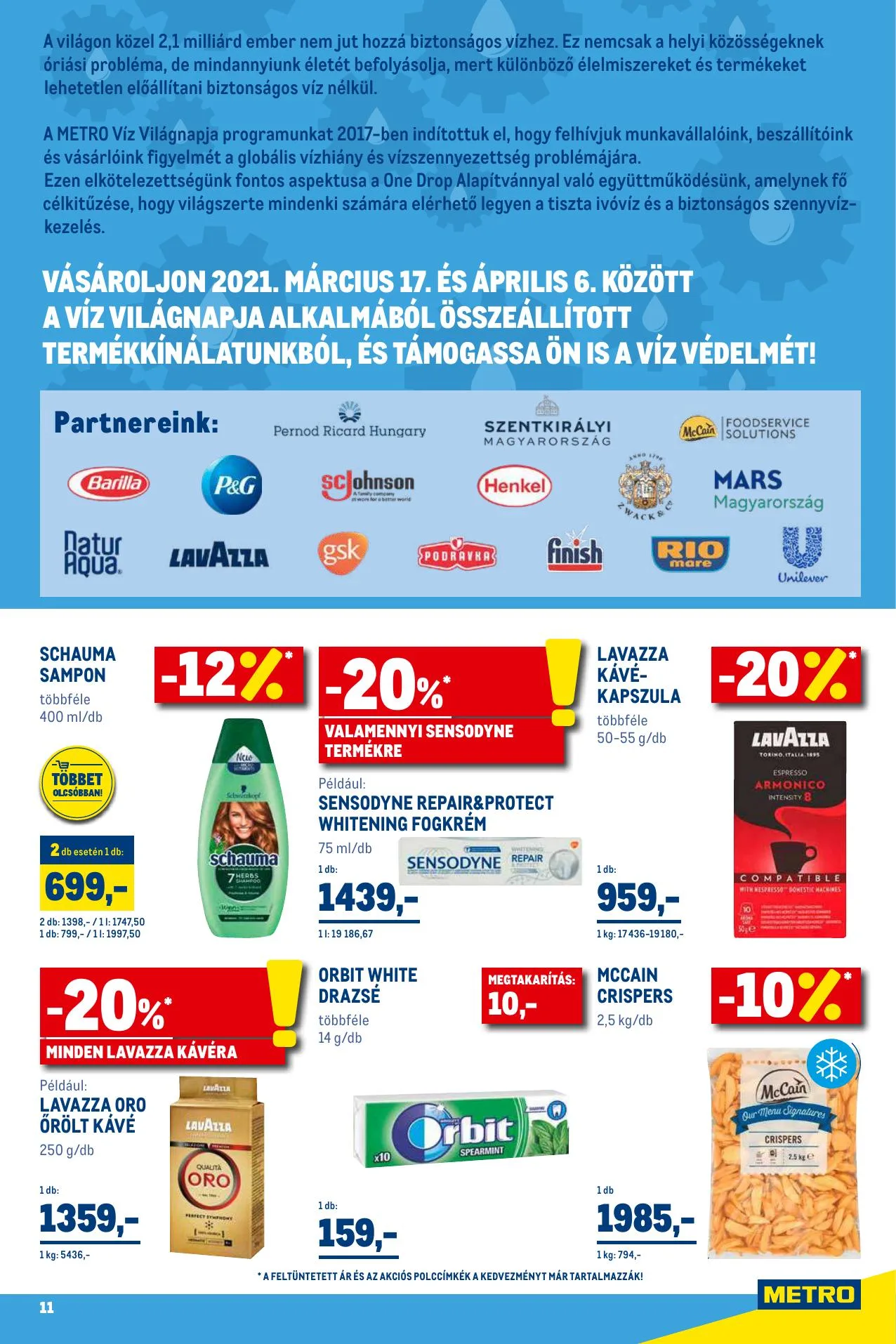 Metro akciós újság Élelmiszer és Szezonalis 03.17–04.06 – 11. oldal