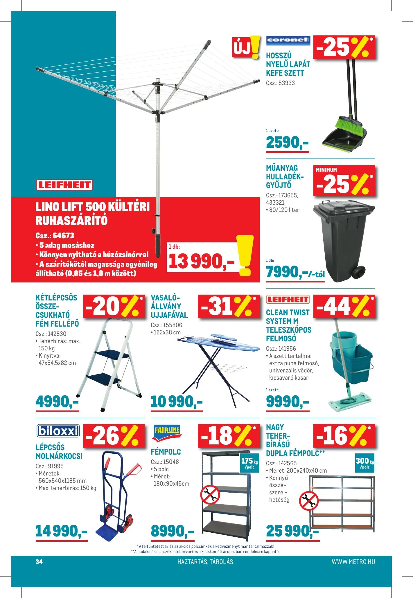 Metro akciós újság Élelmiszer és Szezonalis 04.07–04.20 – 34. oldal