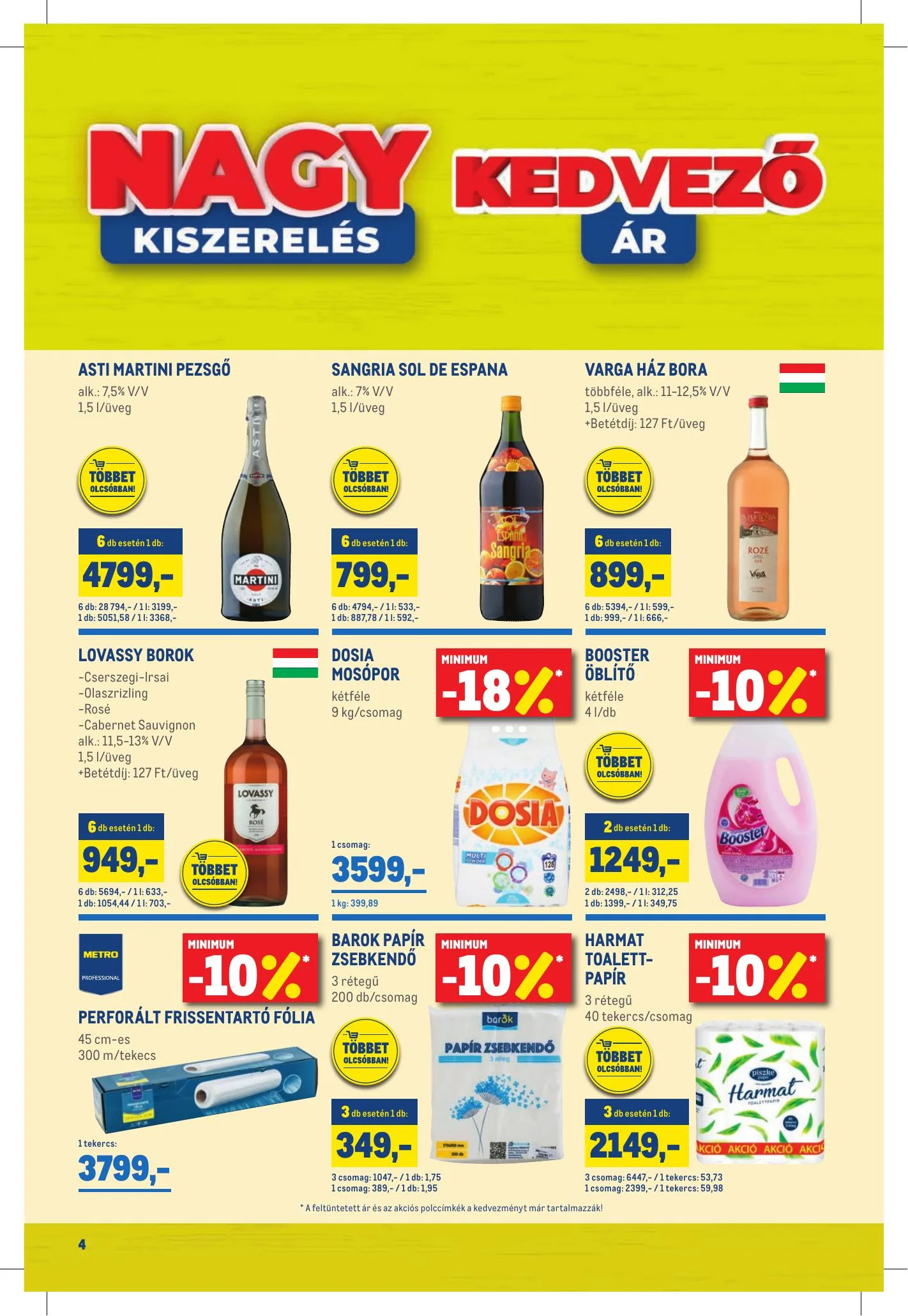 Metro akciós újság Élelmiszer és Szezonalis 04.21–05.04 – 4. oldal