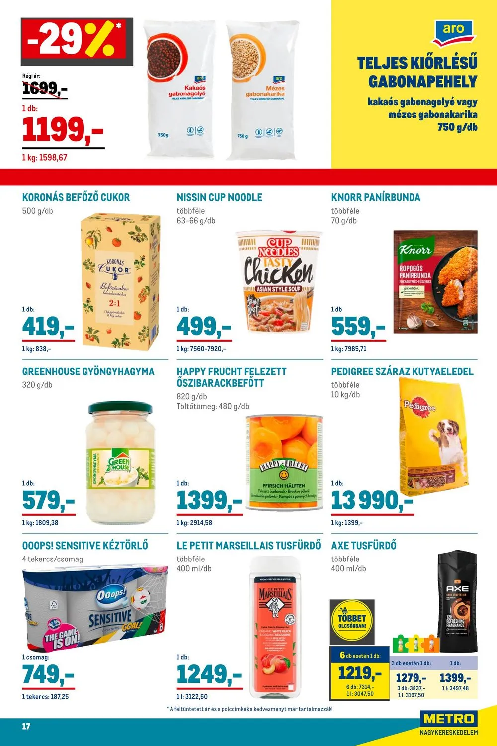 Metro akciós újság Élelmiszer és Szezonalis 06.01–06.30 – 17. oldal