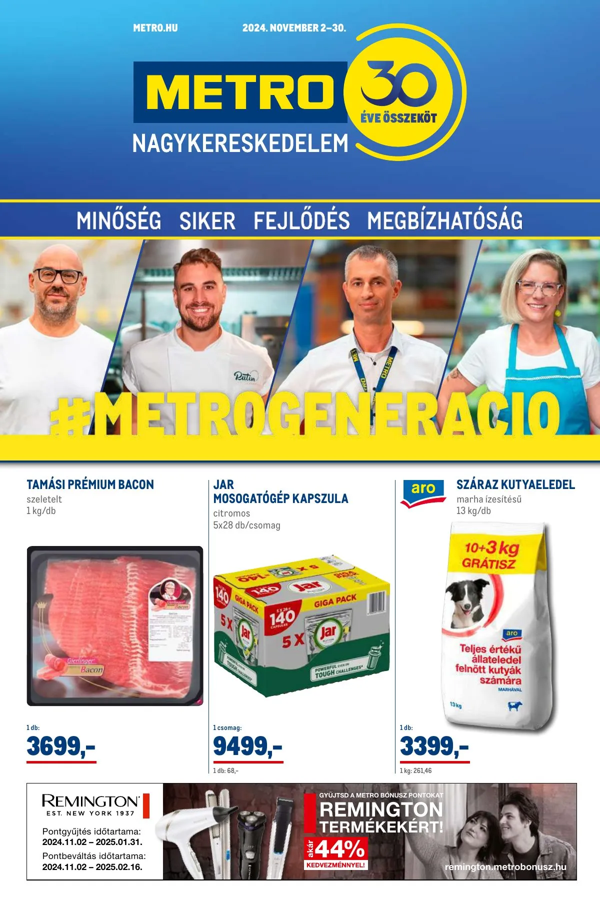 Metro akciós újság Élelmiszer és Szezonalis 11.02–11.30