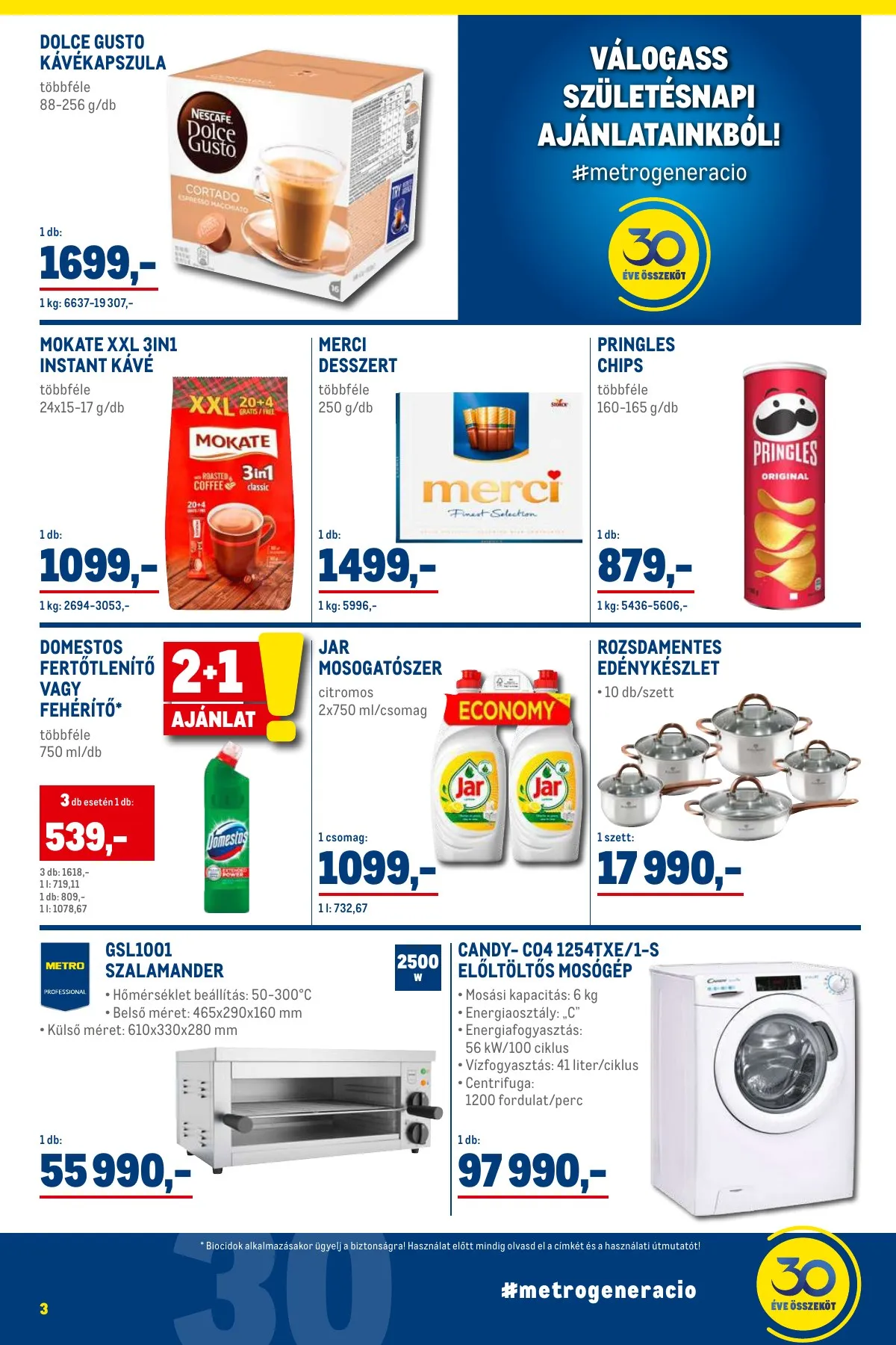 Metro akciós újság Élelmiszer és Szezonalis 11.02–11.30 – 3. oldal