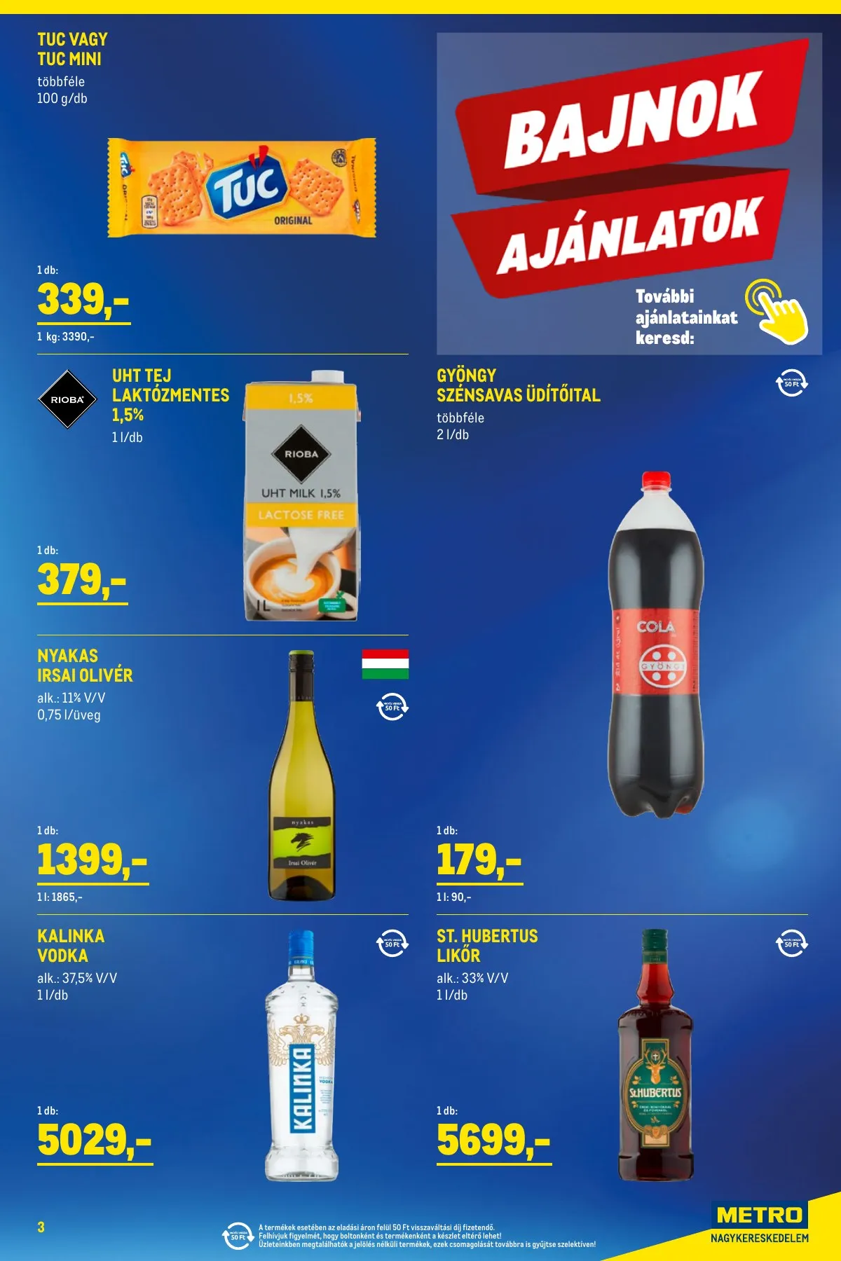 Metro akciós újság Élelmiszer és Szezonalis 01.02–01.31 – 3. oldal