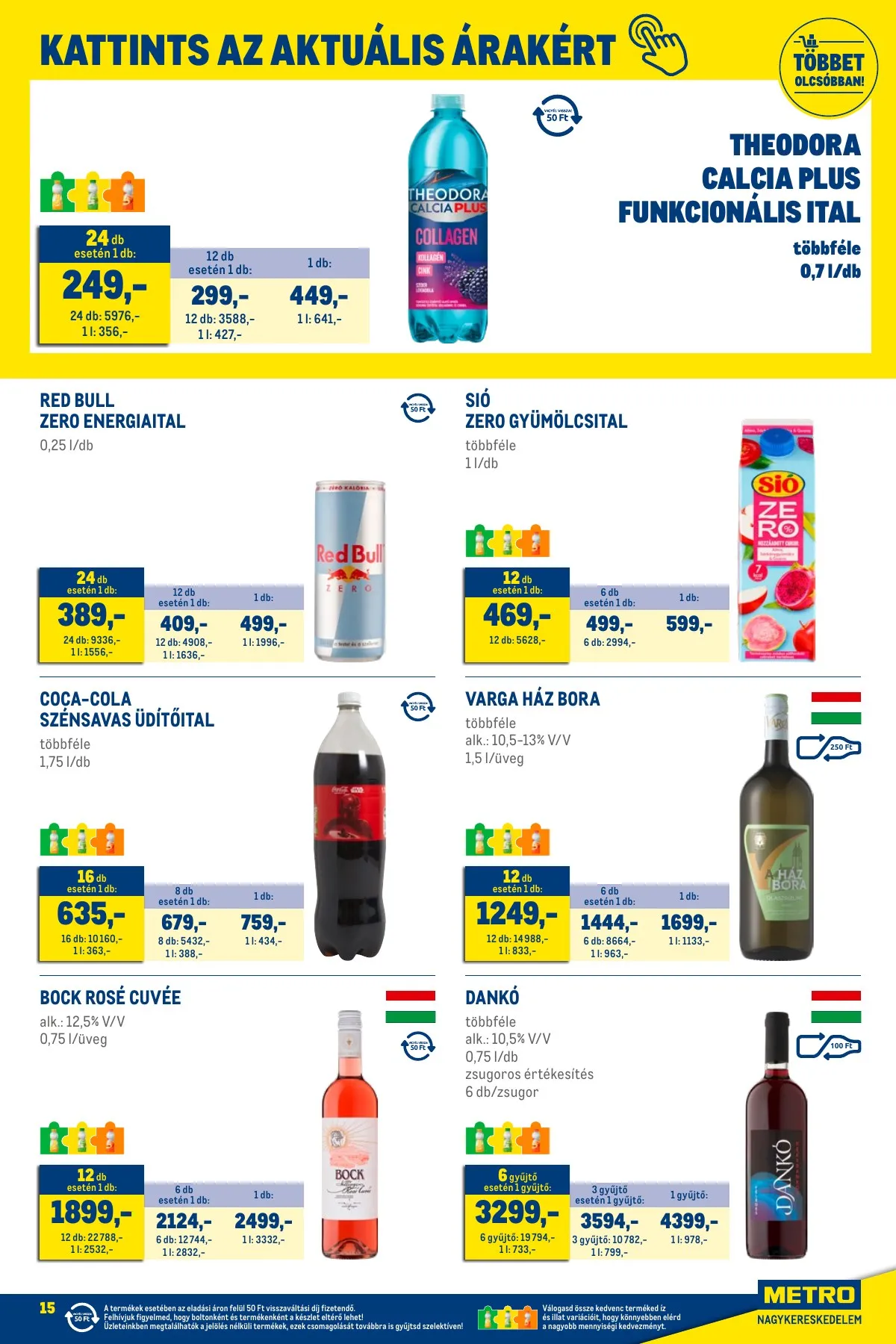 Metro akciós újság Élelmiszer és Szezonalis 02.01–02.28 – 15. oldal