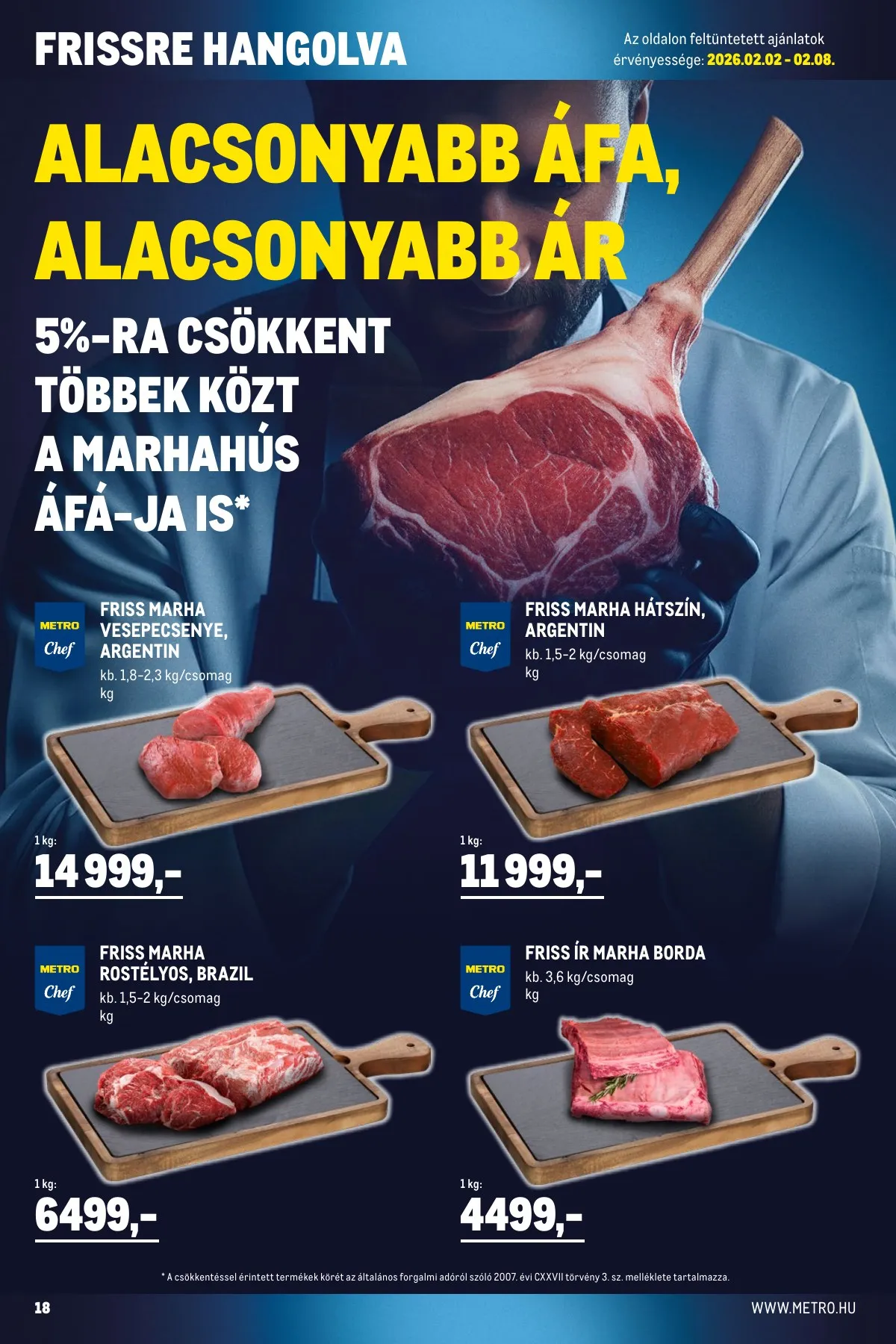 Metro akciós újság Élelmiszer és Szezonalis 02.01–02.28 – 18. oldal