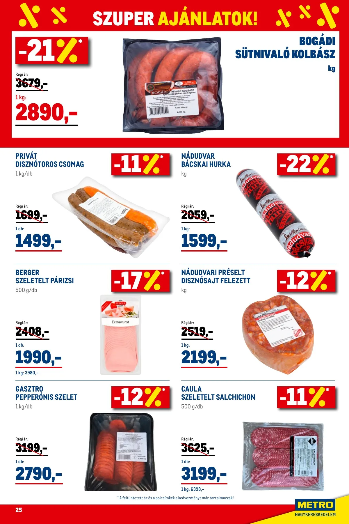 Metro akciós újság Élelmiszer és Szezonalis 02.01–02.28 – 25. oldal
