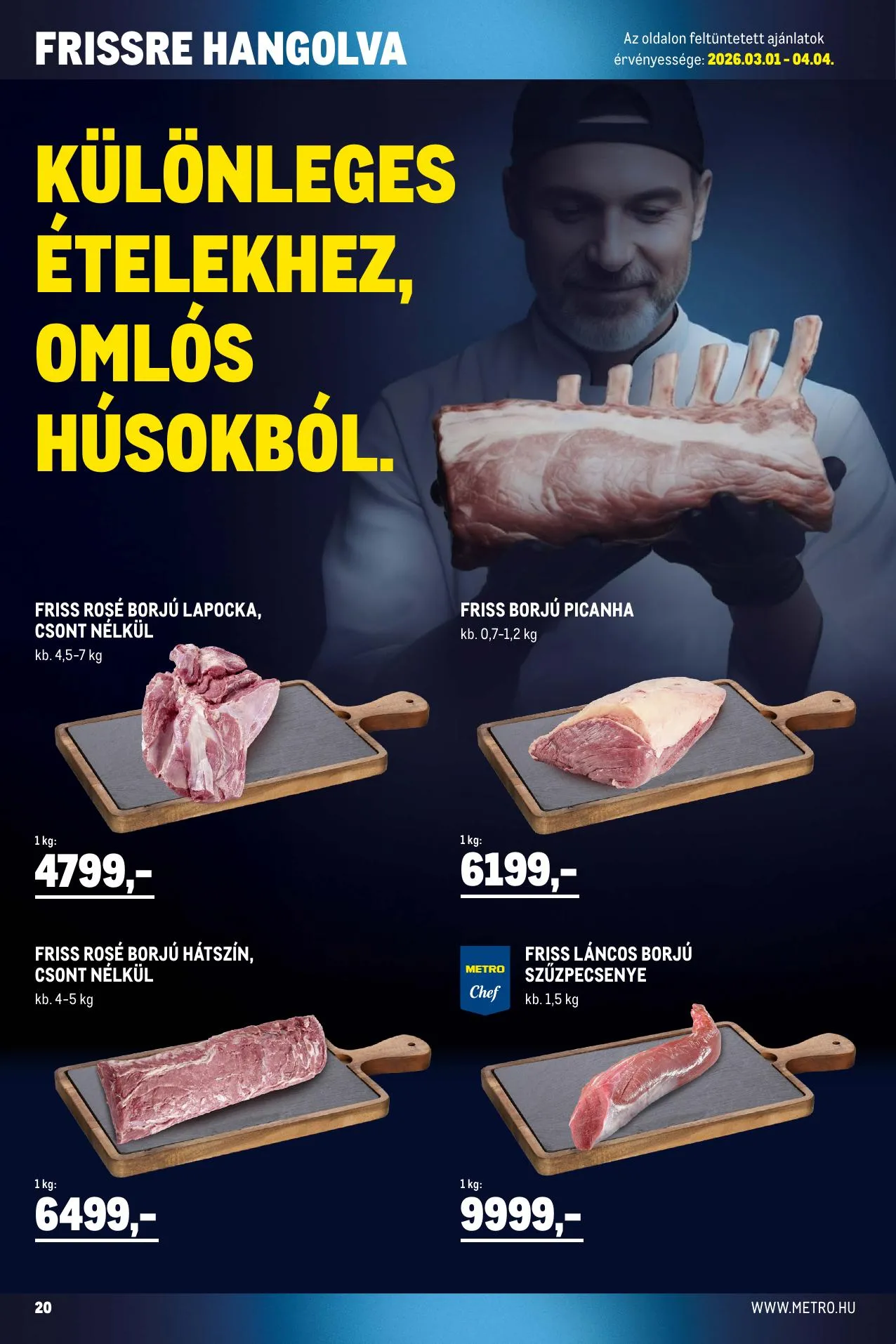 Metro akciós újság Élelmiszer és Szezonalis 03.01–04.04 – 20. oldal