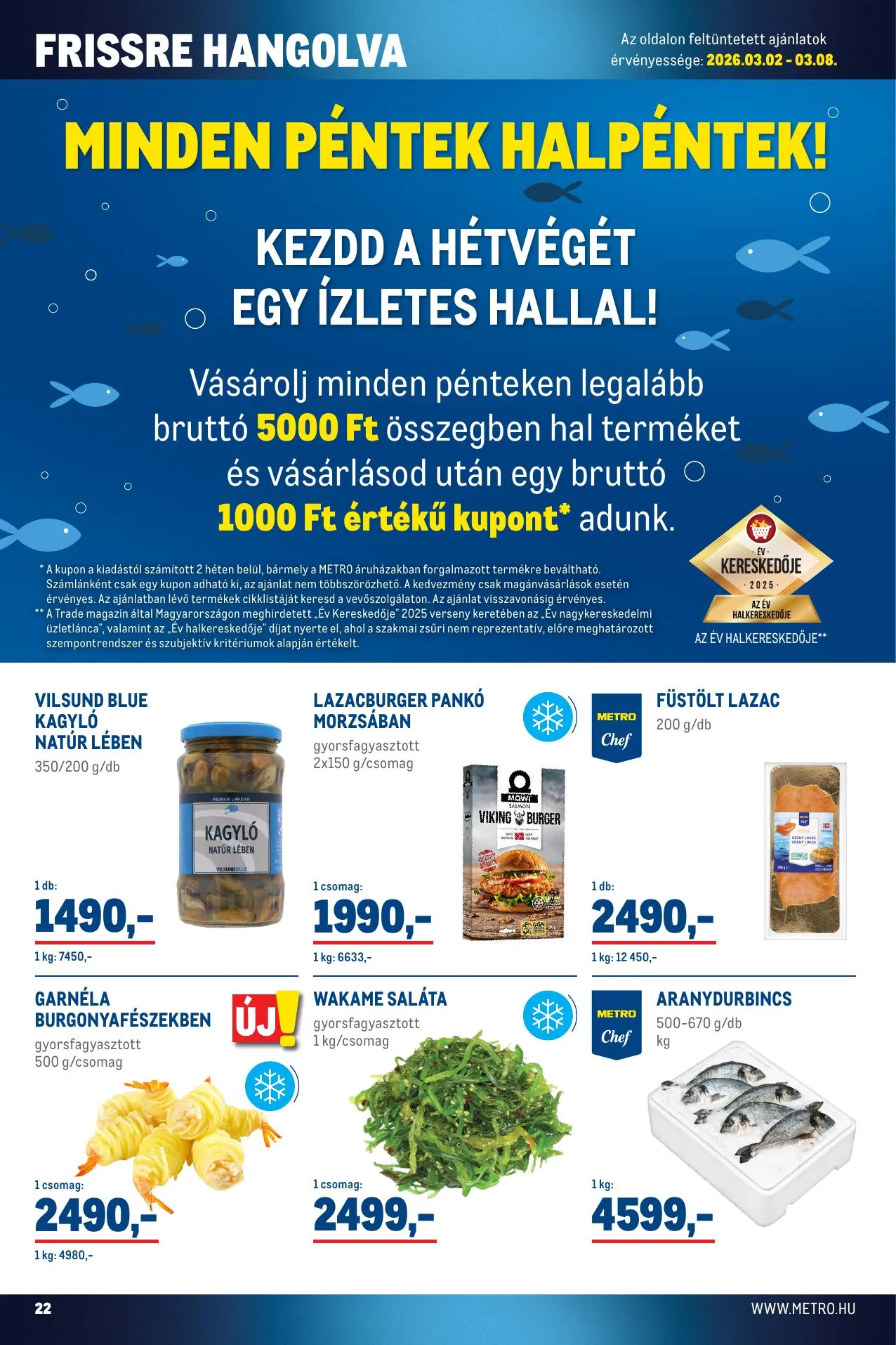 Metro akciós újság Élelmiszer és Szezonalis 03.01–04.04 – 22. oldal