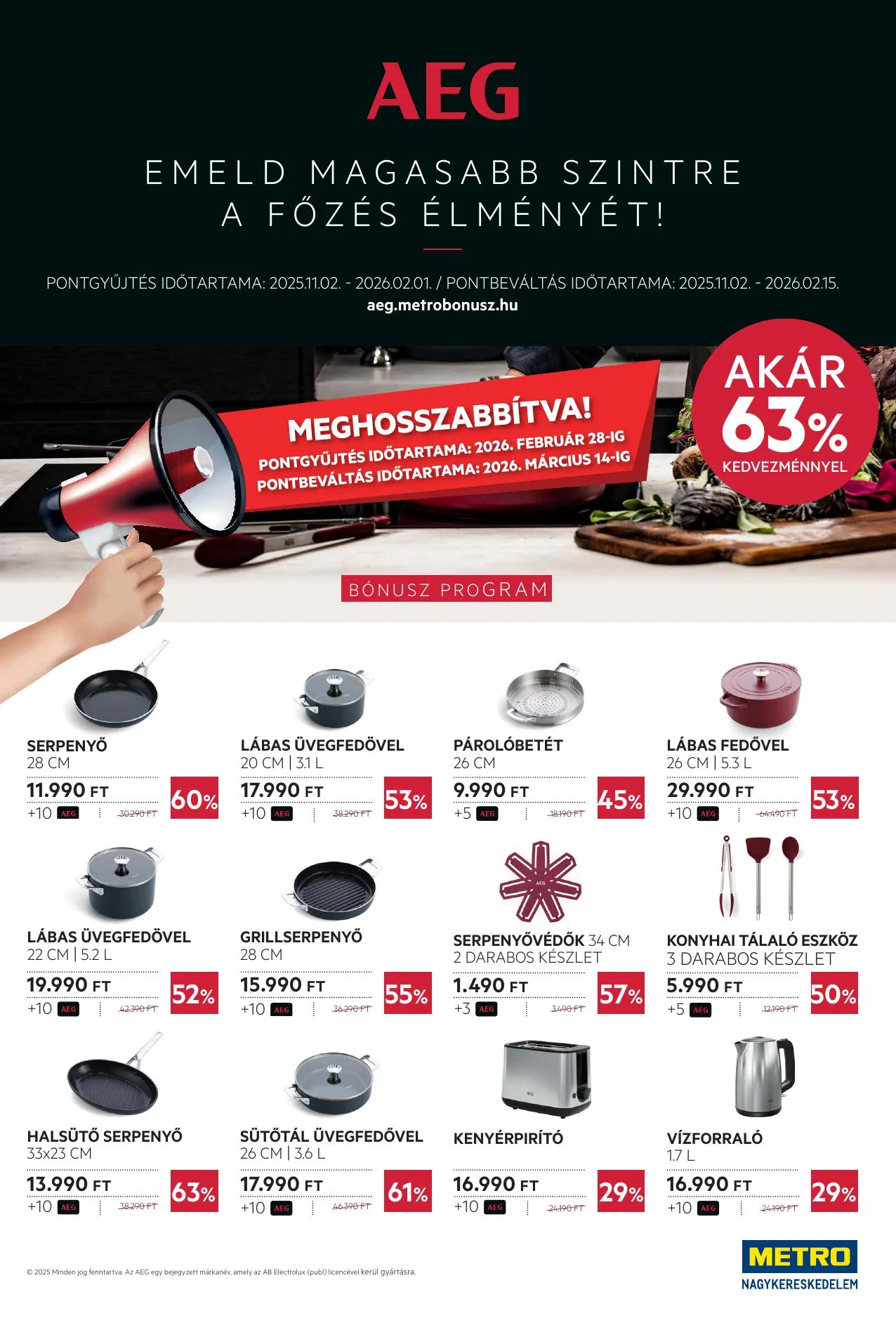 Metro akciós újság Élelmiszer és Szezonalis 03.01–04.04 – 44. oldal