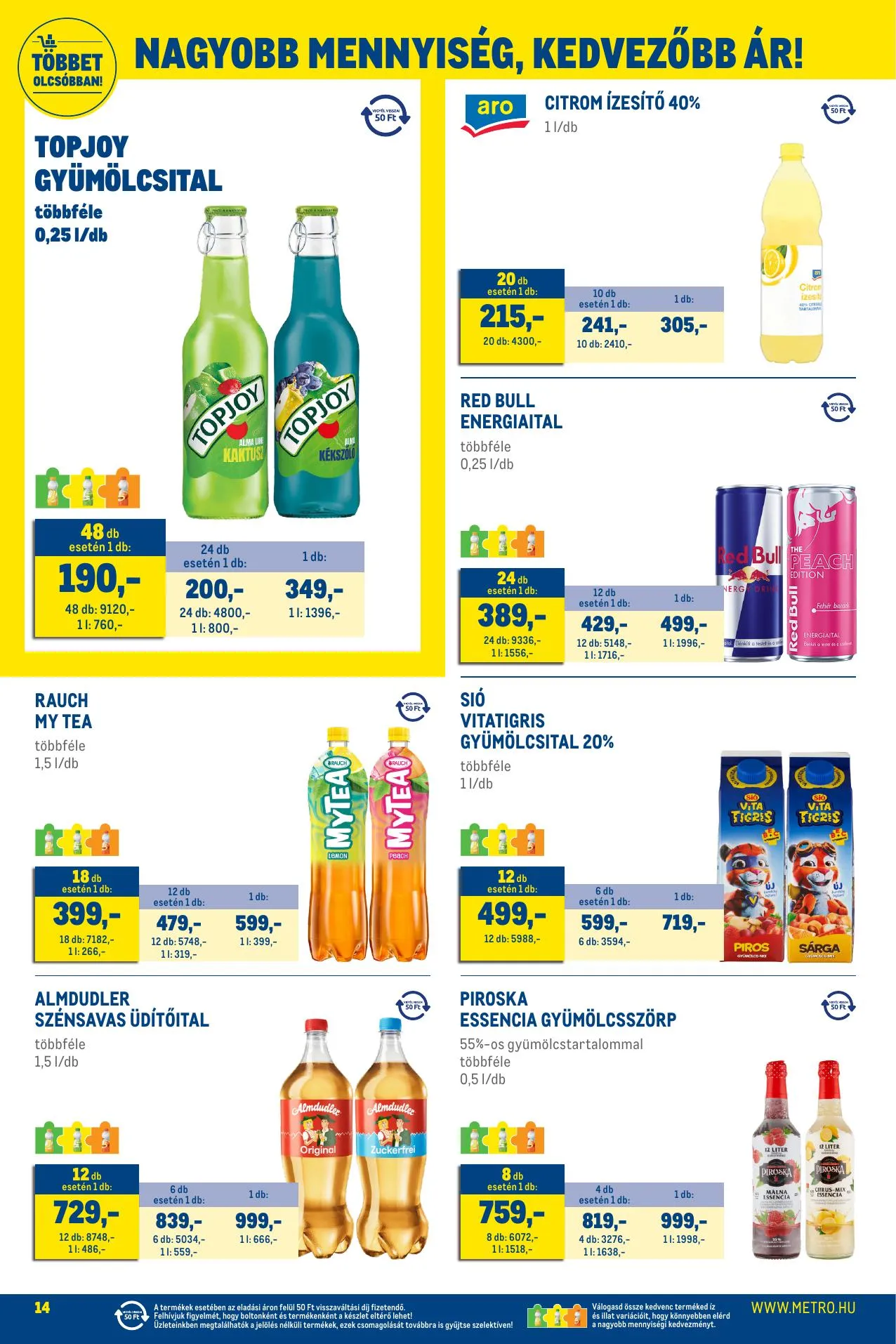 Metro akciós újság Élelmiszer és Szezonalis 04.07–04.30 – 14. oldal