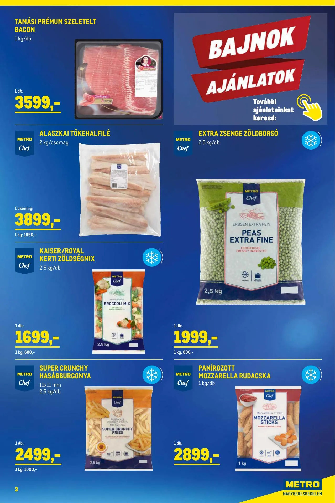 Metro akciós újság Élelmiszer és Szezonalis 04.07–04.30 – 3. oldal