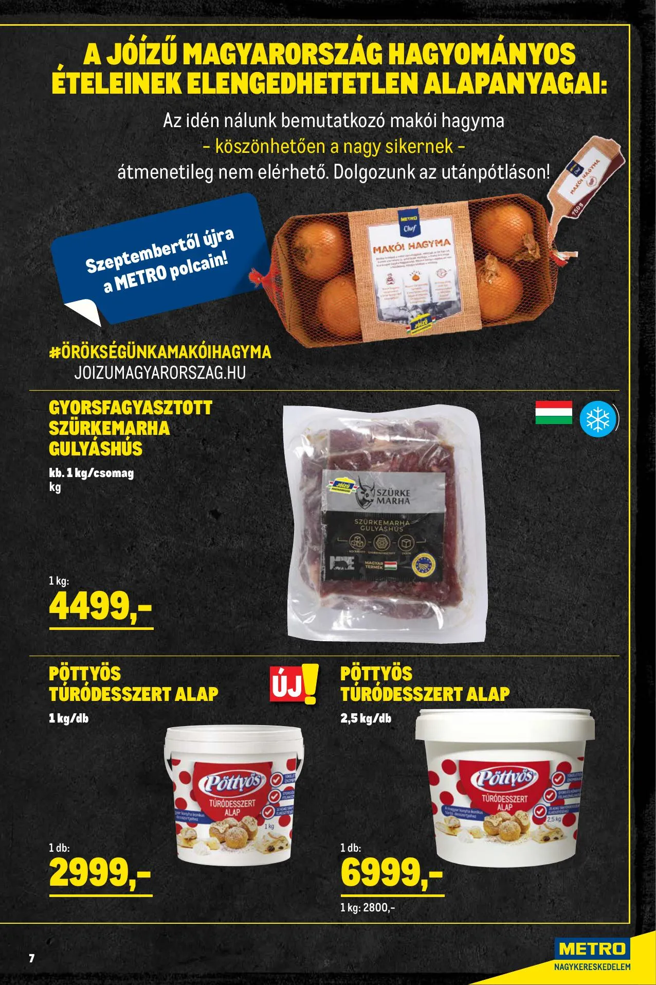 Metro akciós újság Élelmiszer és Szezonalis 04.07–04.30 – 7. oldal