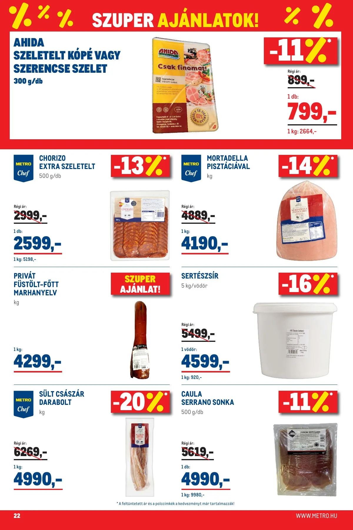 Metro akciós újság Élelmiszer és Szezonalis 05.02–05.31 – 22. oldal
