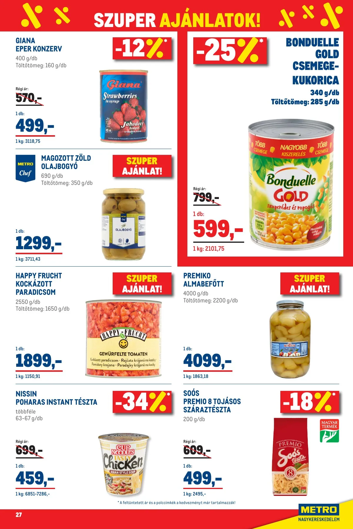 Metro akciós újság Élelmiszer és Szezonalis 05.02–05.31 – 27. oldal