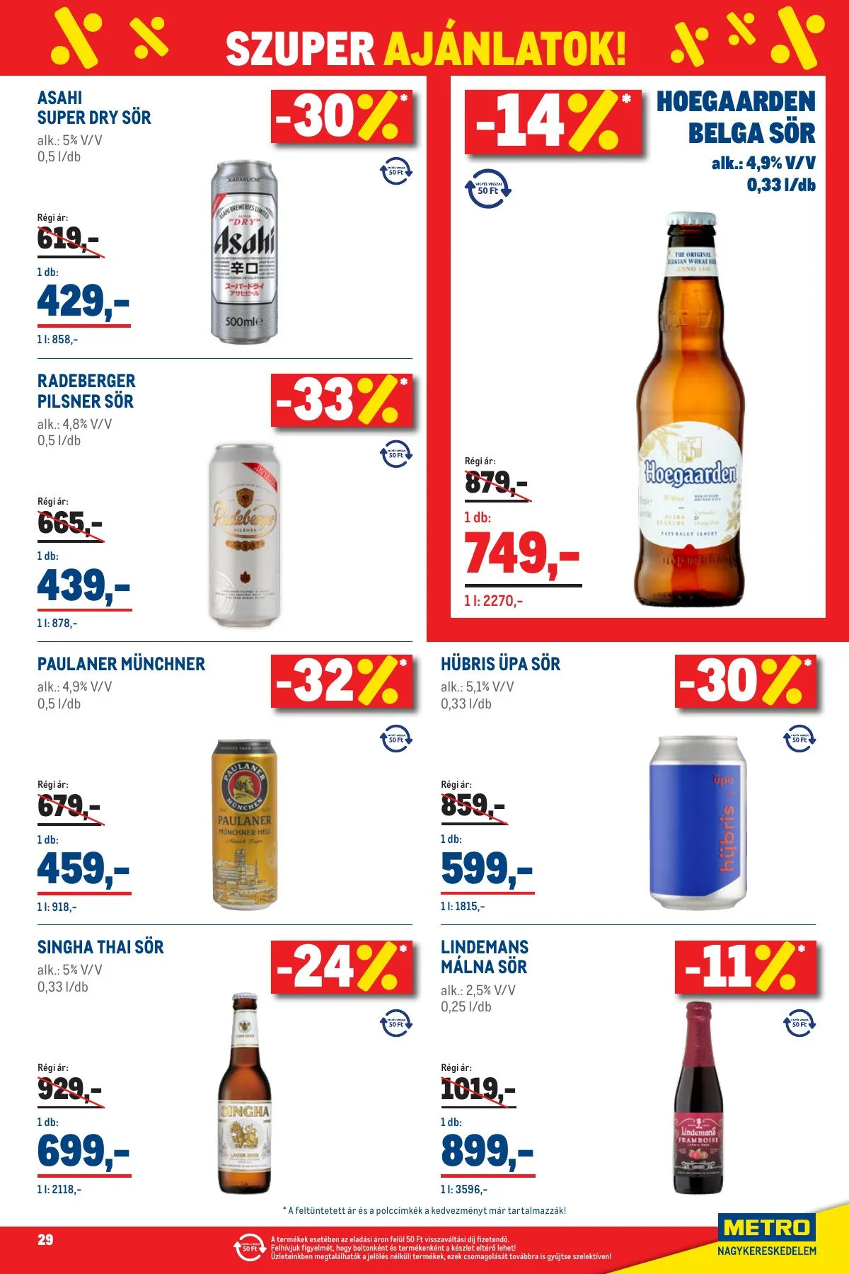 Metro akciós újság Élelmiszer és Szezonalis 05.02–05.31 – 29. oldal