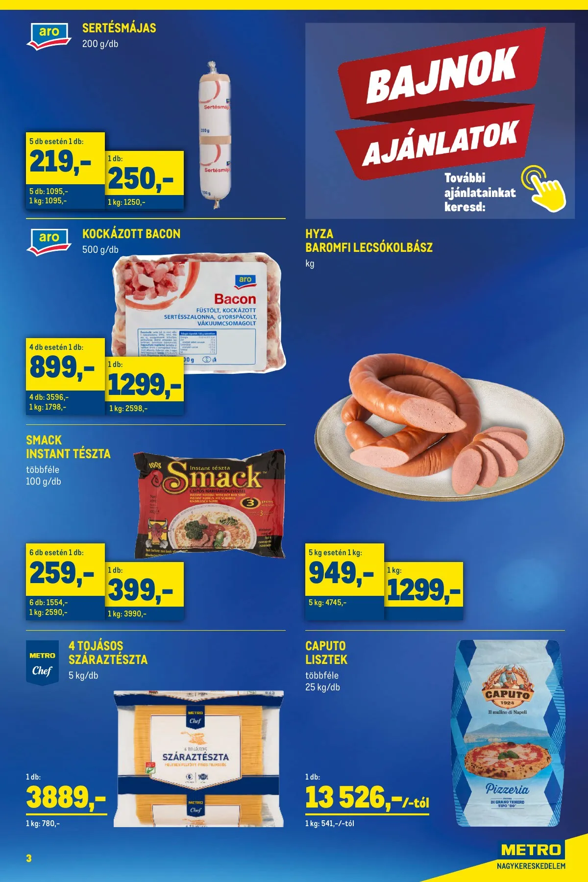 Metro akciós újság Élelmiszer és Szezonalis 05.02–05.31 – 3. oldal