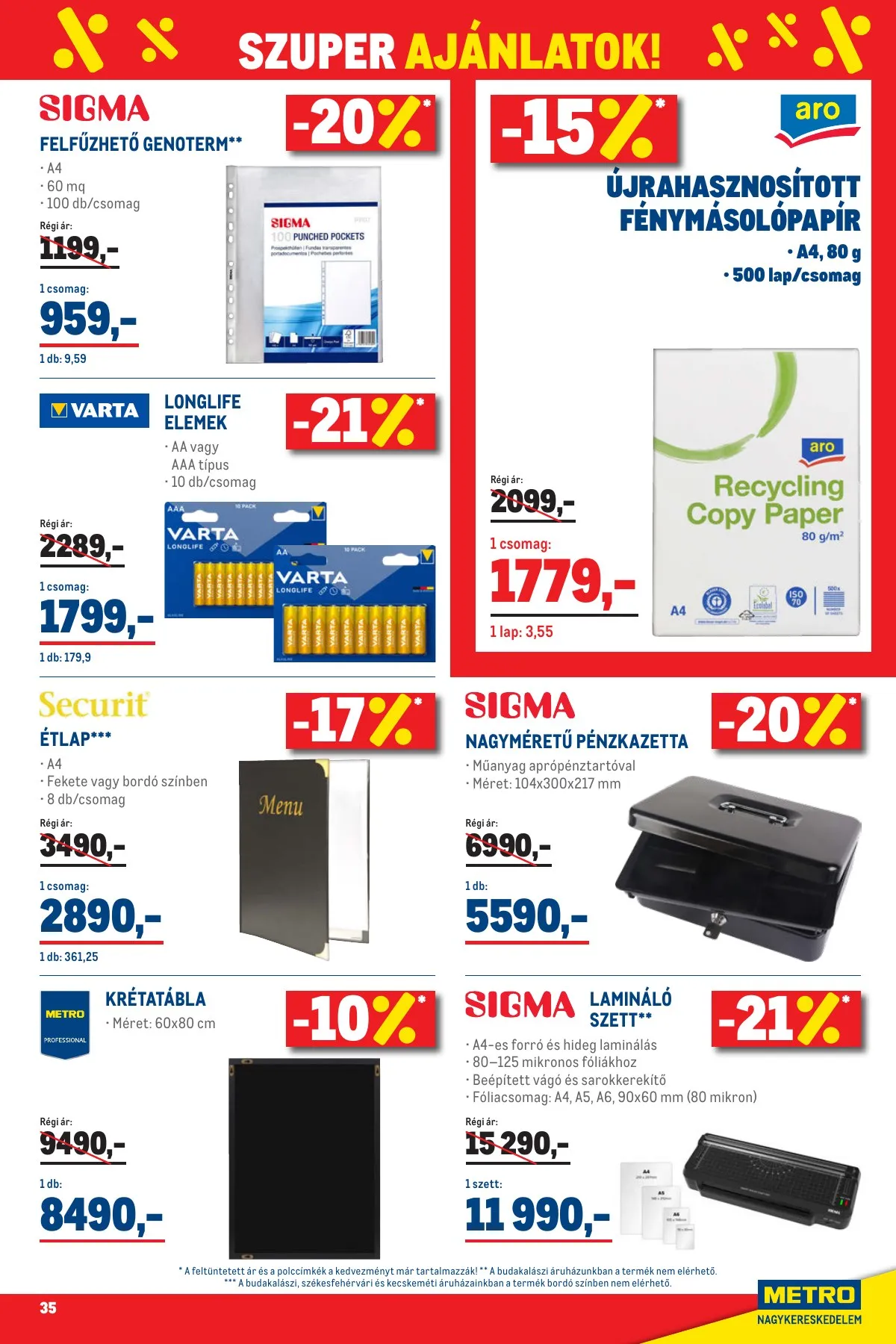 Metro akciós újság Élelmiszer és Szezonalis 05.02–05.31 – 35. oldal