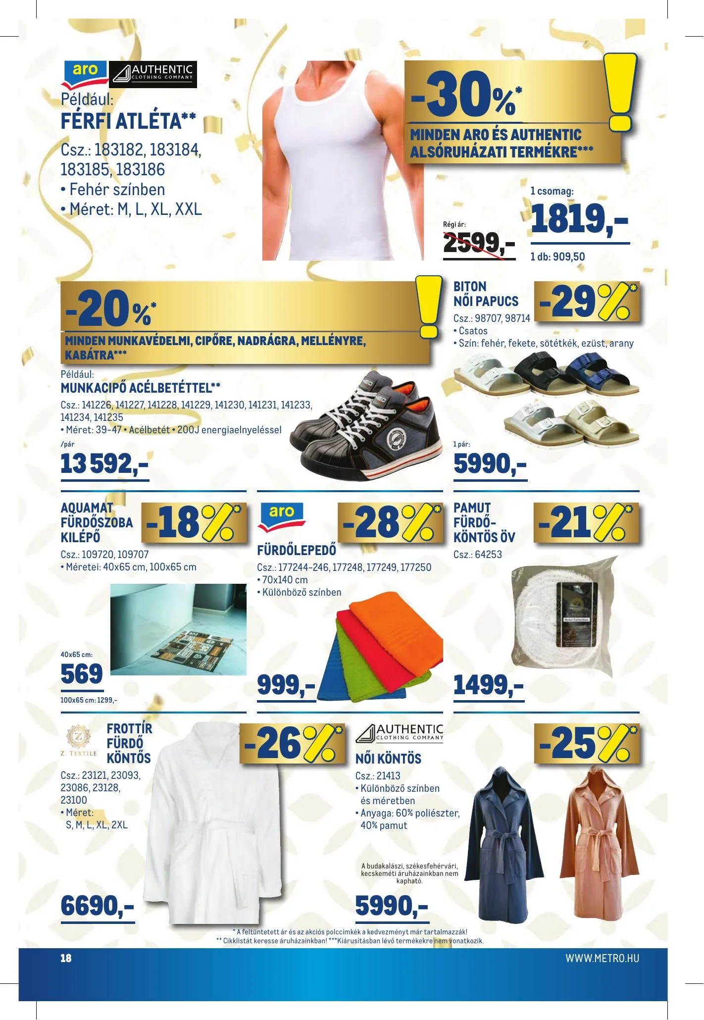 Metro akciós újság Élelmiszer 08.25–09.07 – 18. oldal