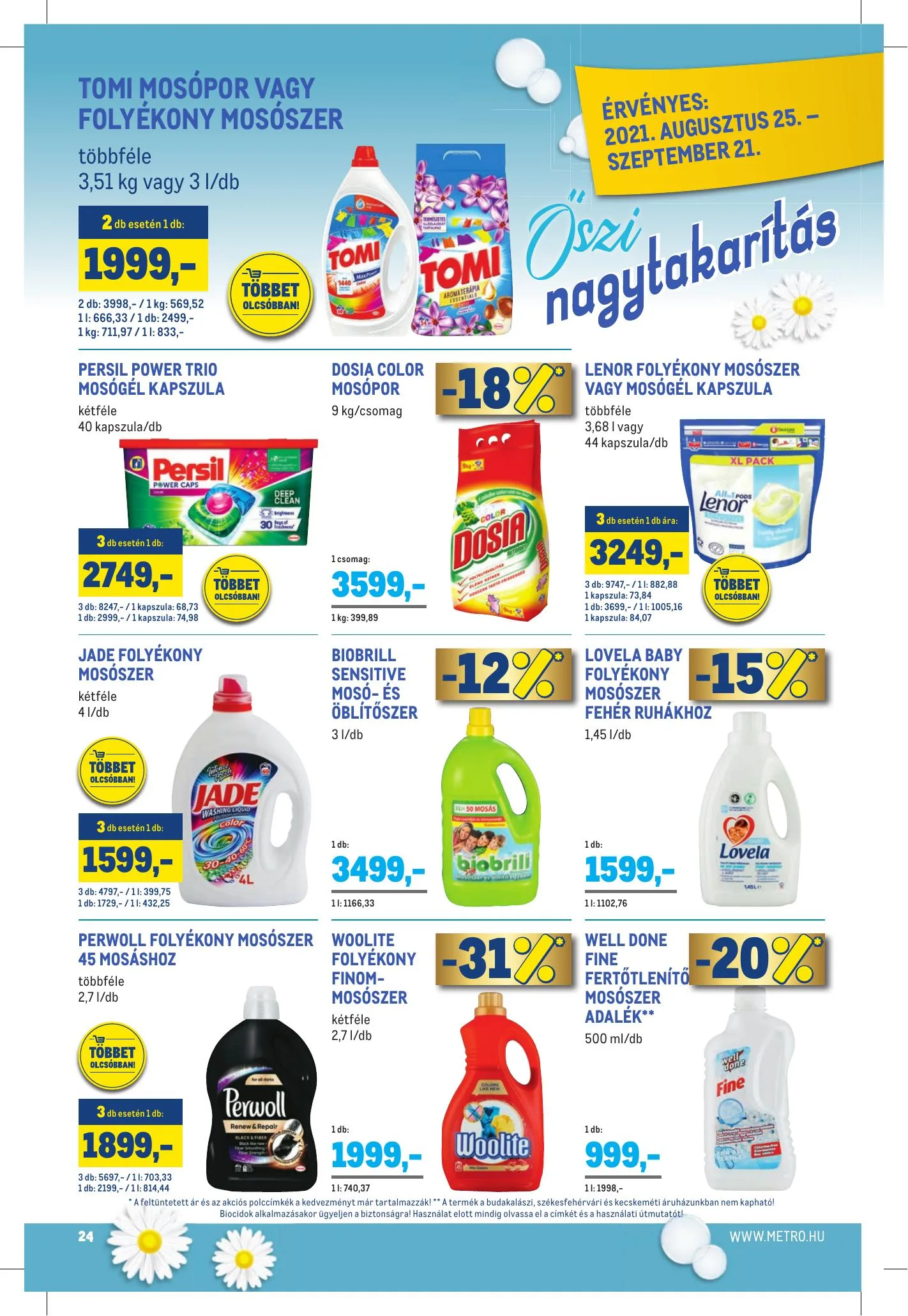 Metro akciós újság Élelmiszer 08.25–09.07 – 24. oldal
