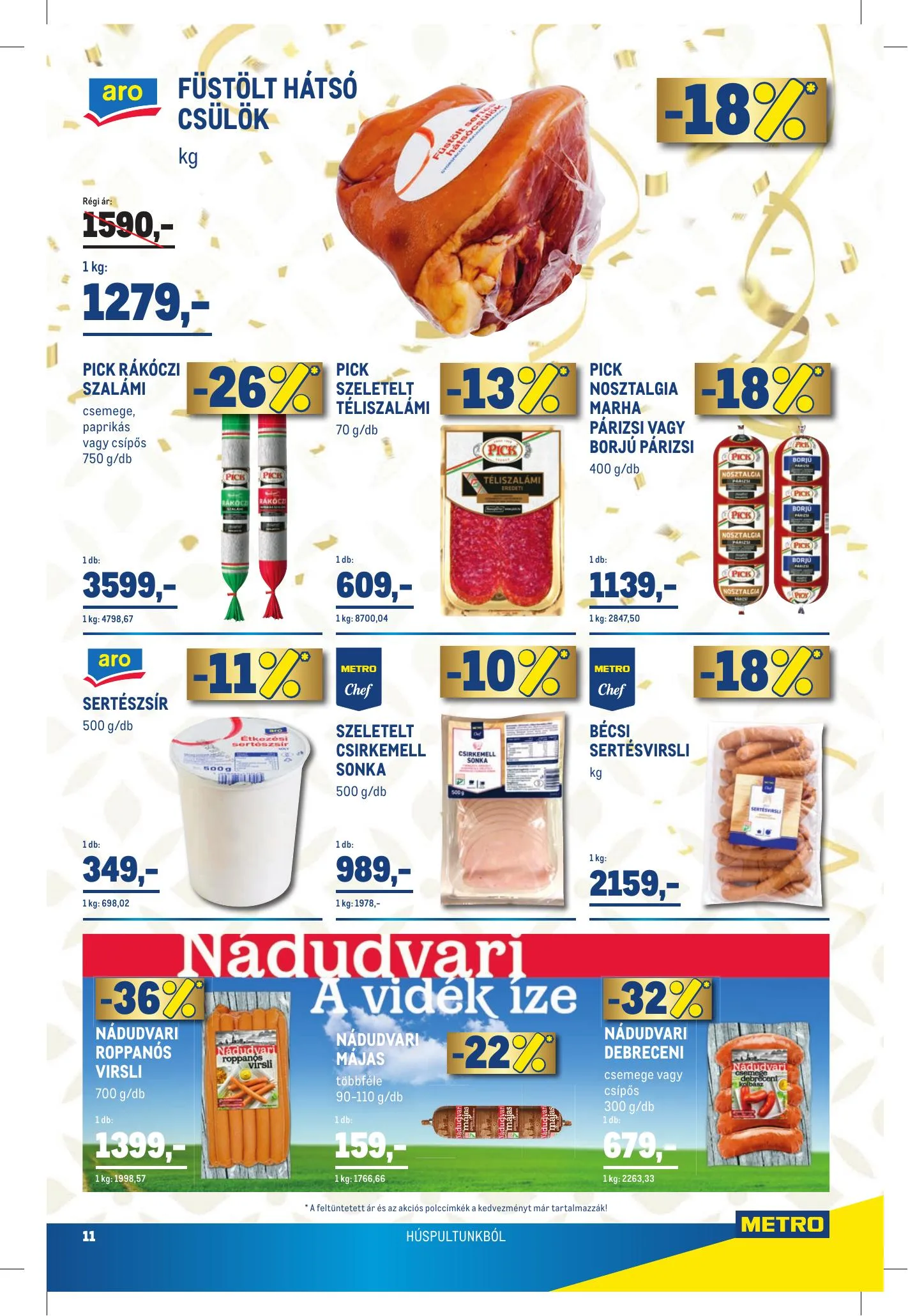Metro akciós újság Élelmiszer 09.08–09.21 – 11. oldal