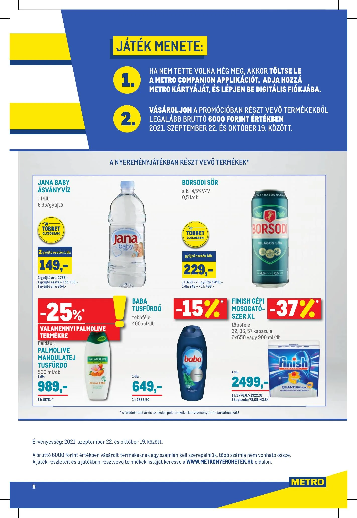 Metro akciós újság Élelmiszer 09.22–10.05 – 5. oldal