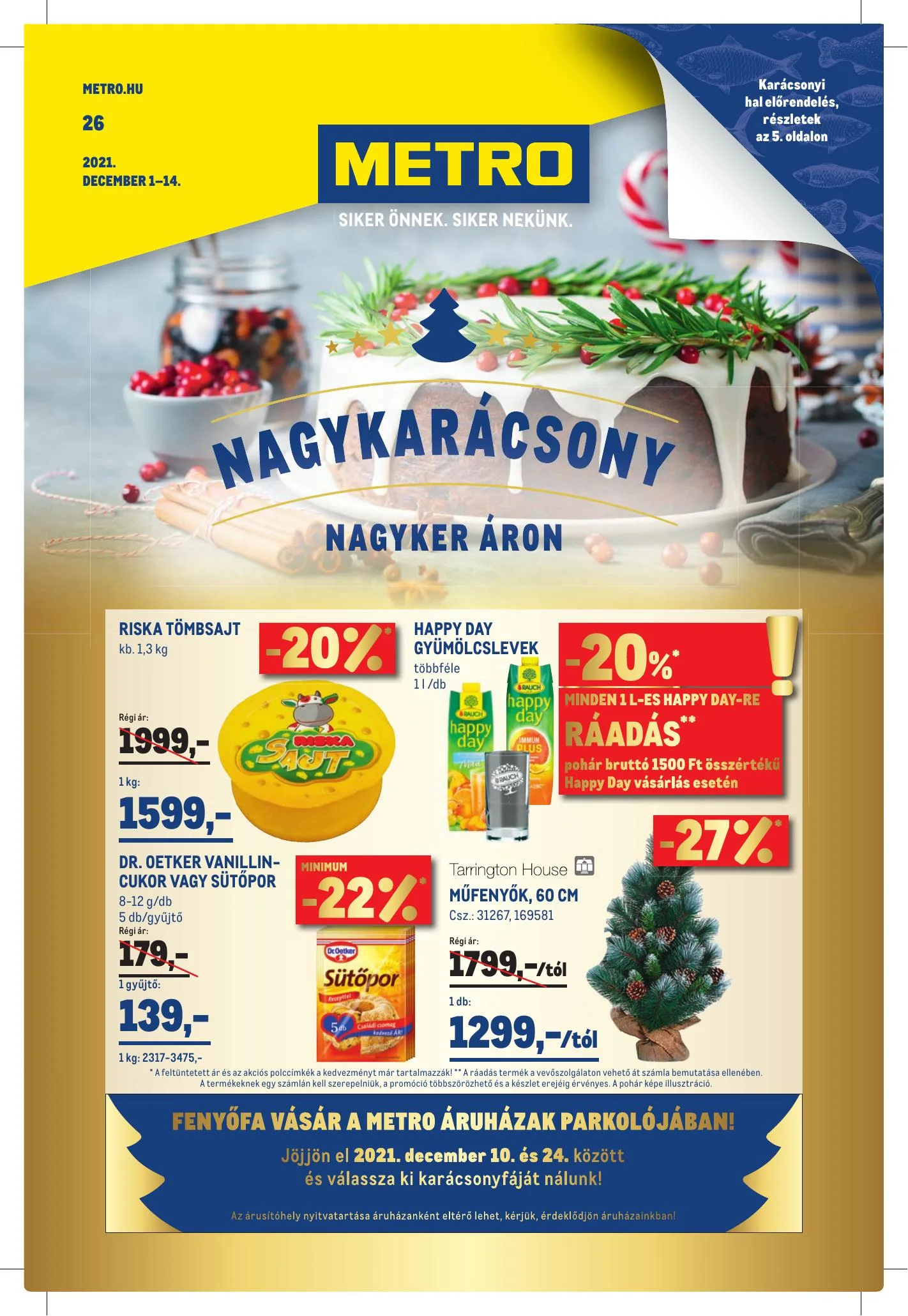 Metro akciós újság Élelmiszer 12.01–12.14