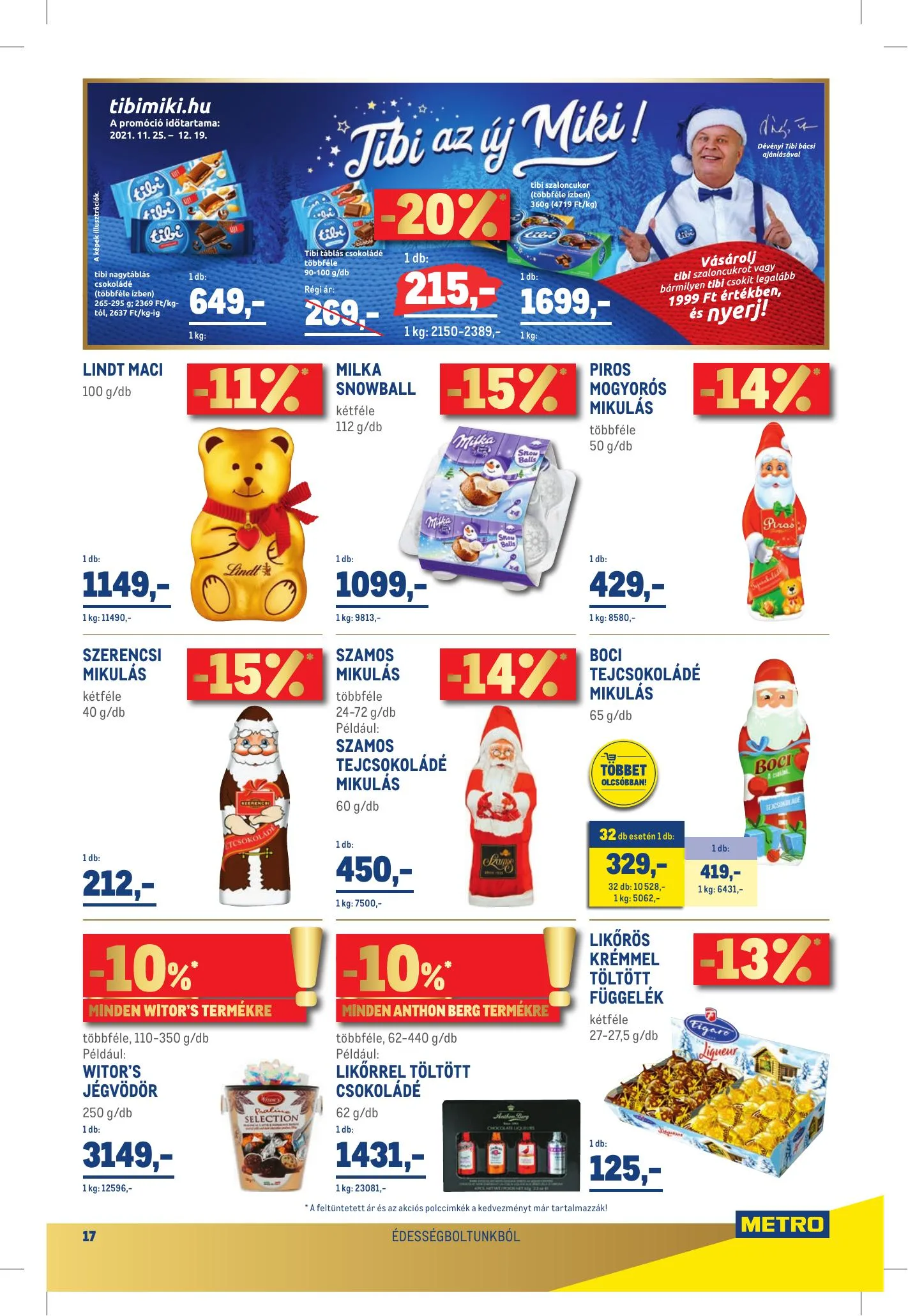 Metro akciós újság Élelmiszer 12.01–12.14 – 17. oldal
