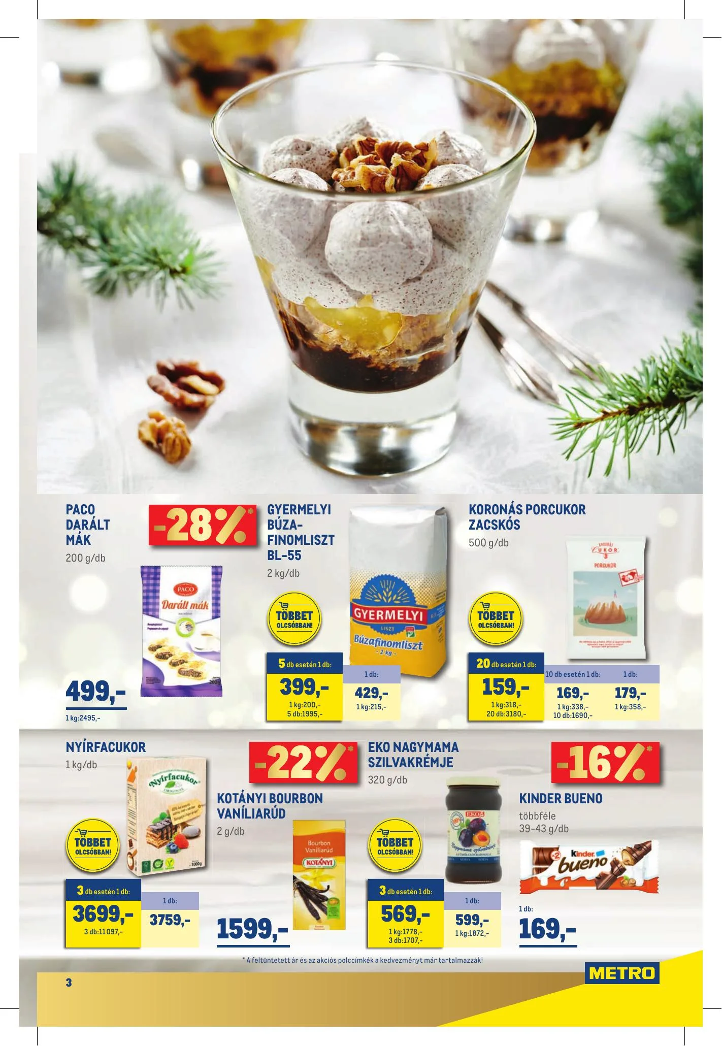 Metro akciós újság Élelmiszer 12.01–12.14 – 3. oldal