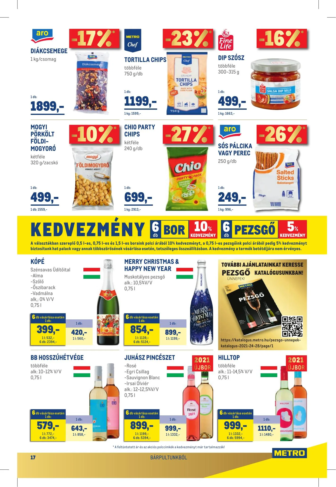 Metro akciós újság Élelmiszer 12.15–12.26 – 17. oldal
