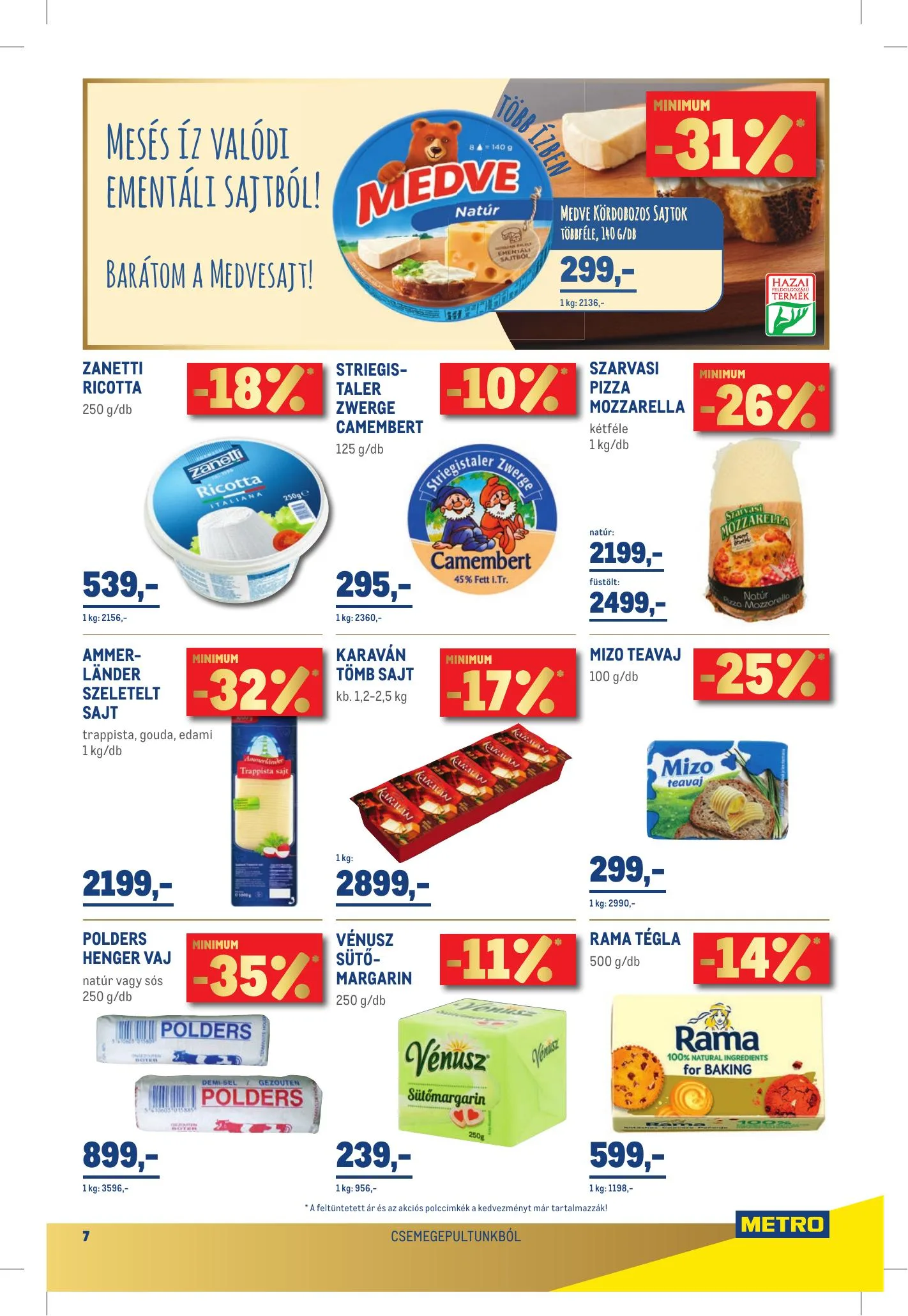 Metro akciós újság Élelmiszer 12.15–12.26 – 7. oldal