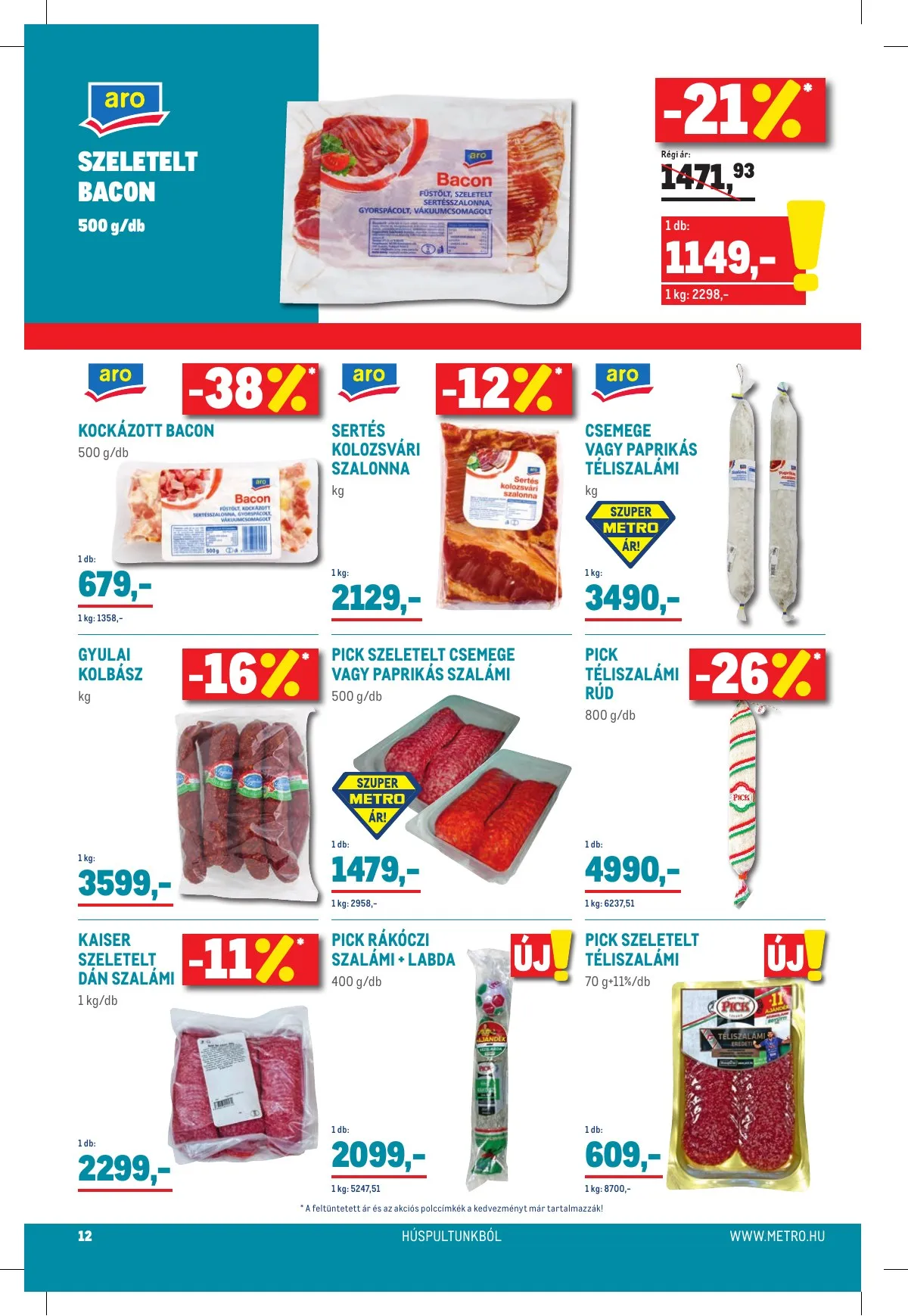 Metro akciós újság Élelmiszer 01.02–01.02 – 12. oldal