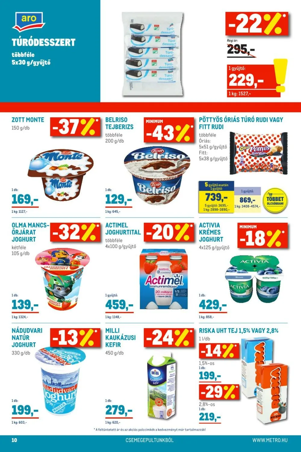 Metro akciós újság Élelmiszer 01.02–01.18 – 10. oldal