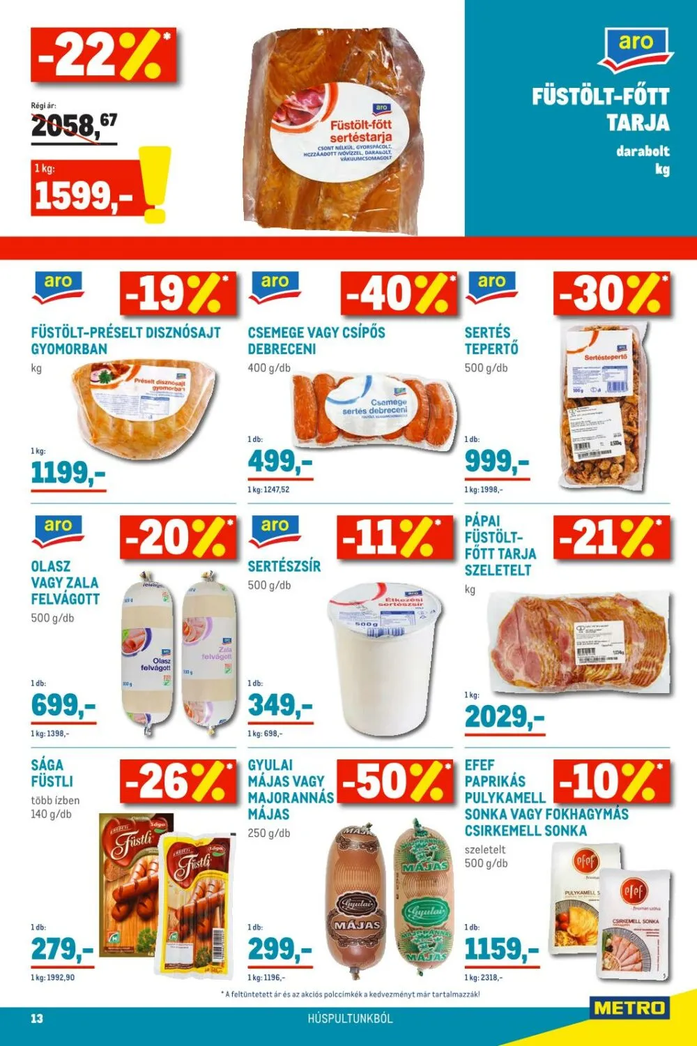 Metro akciós újság Élelmiszer 01.02–01.18 – 13. oldal
