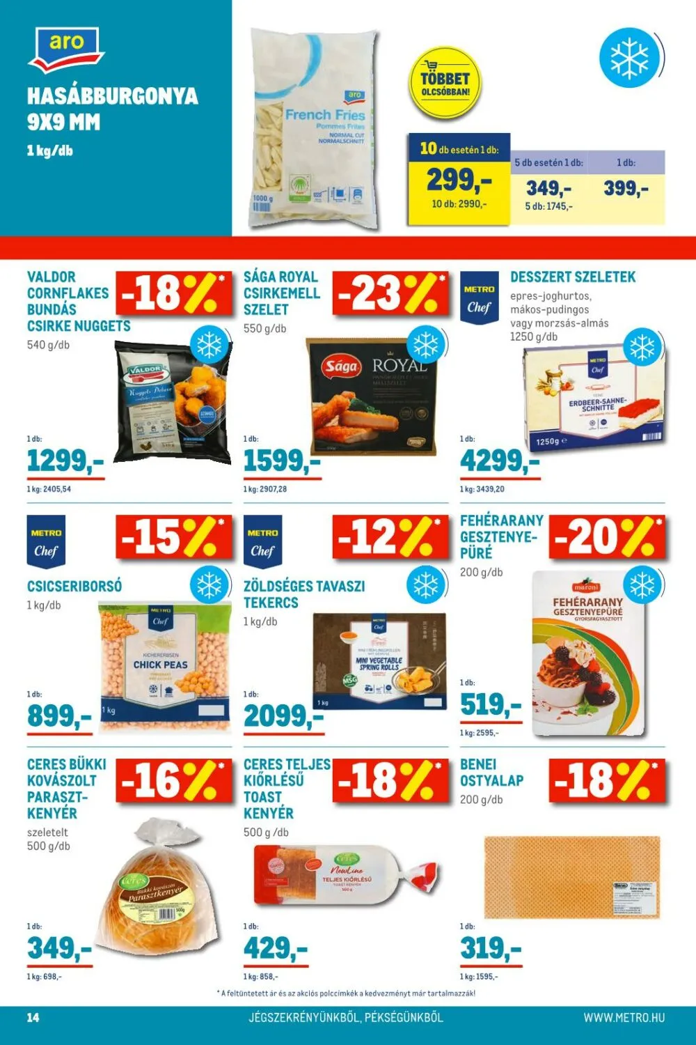 Metro akciós újság Élelmiszer 01.02–01.18 – 14. oldal