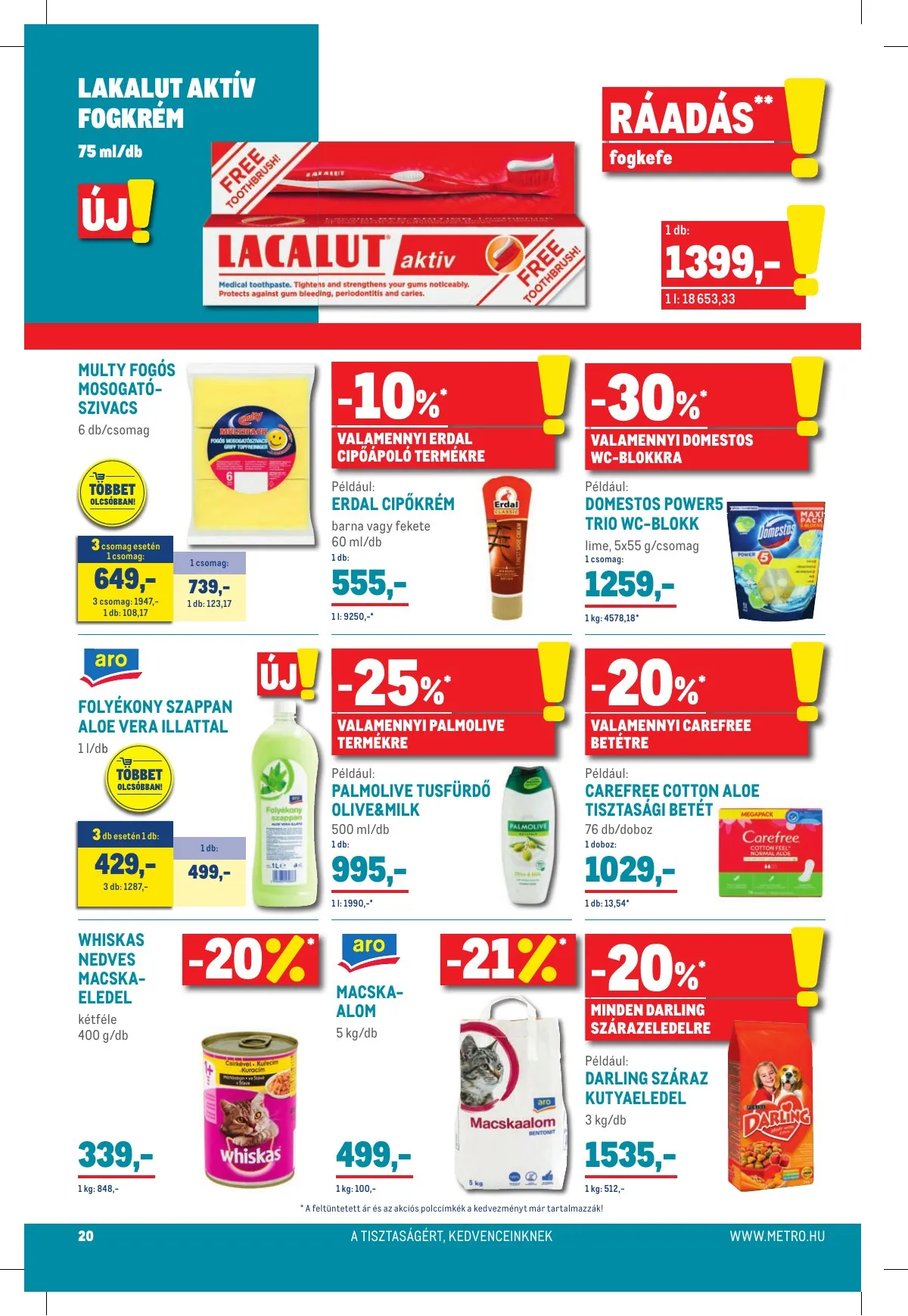 Metro akciós újság Élelmiszer 01.19–01.19 – 20. oldal