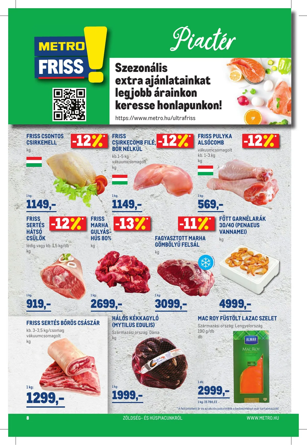 Metro akciós újság Élelmiszer 01.19–01.19 – 8. oldal
