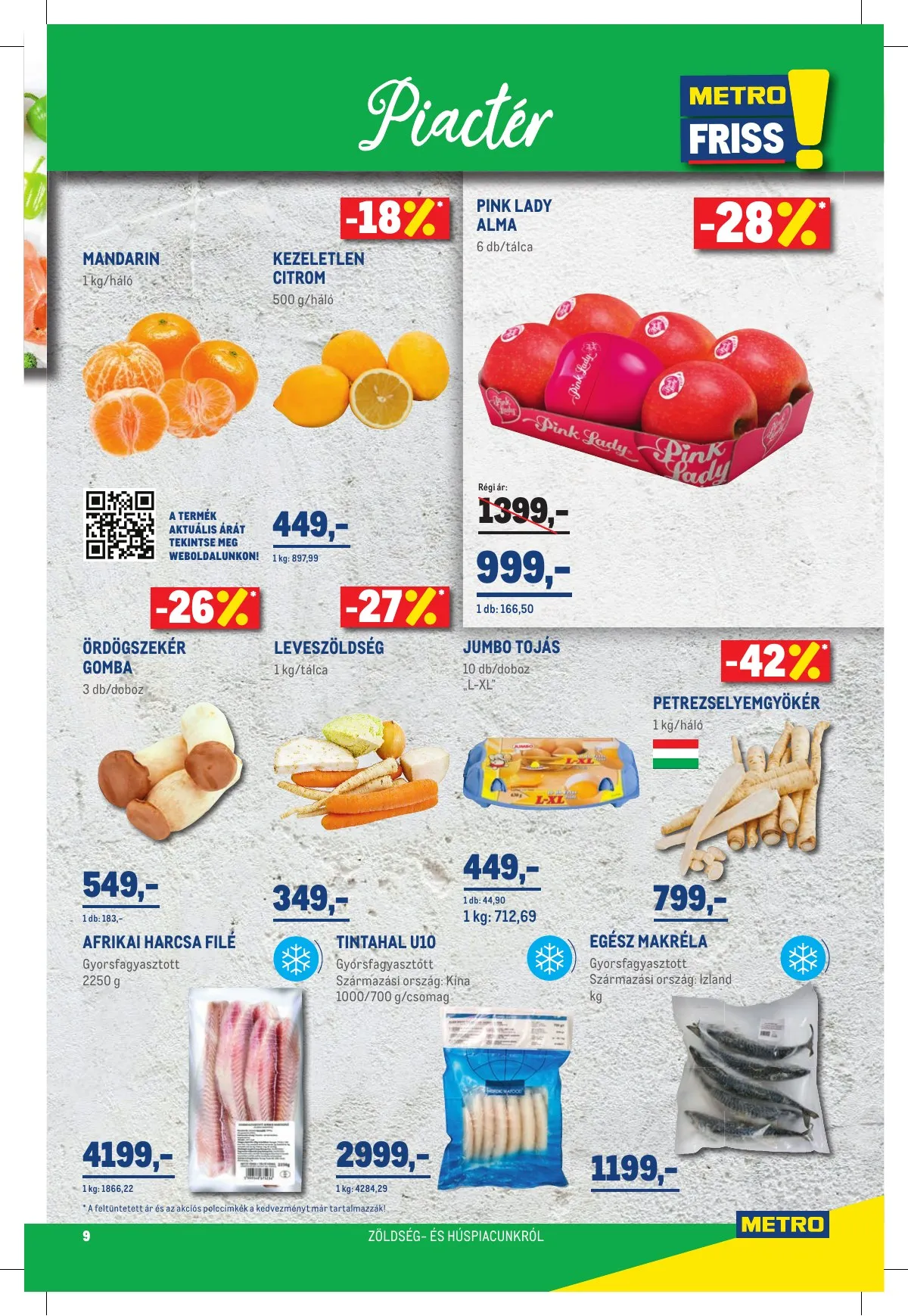 Metro akciós újság Élelmiszer 01.19–01.19 – 9. oldal