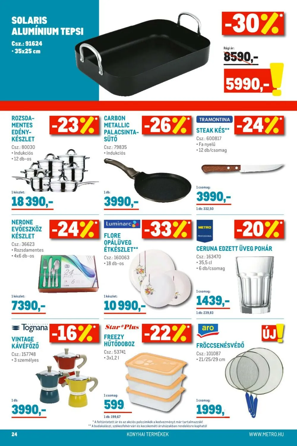 Metro akciós újság Élelmiszer 01.19–02.01 – 24. oldal
