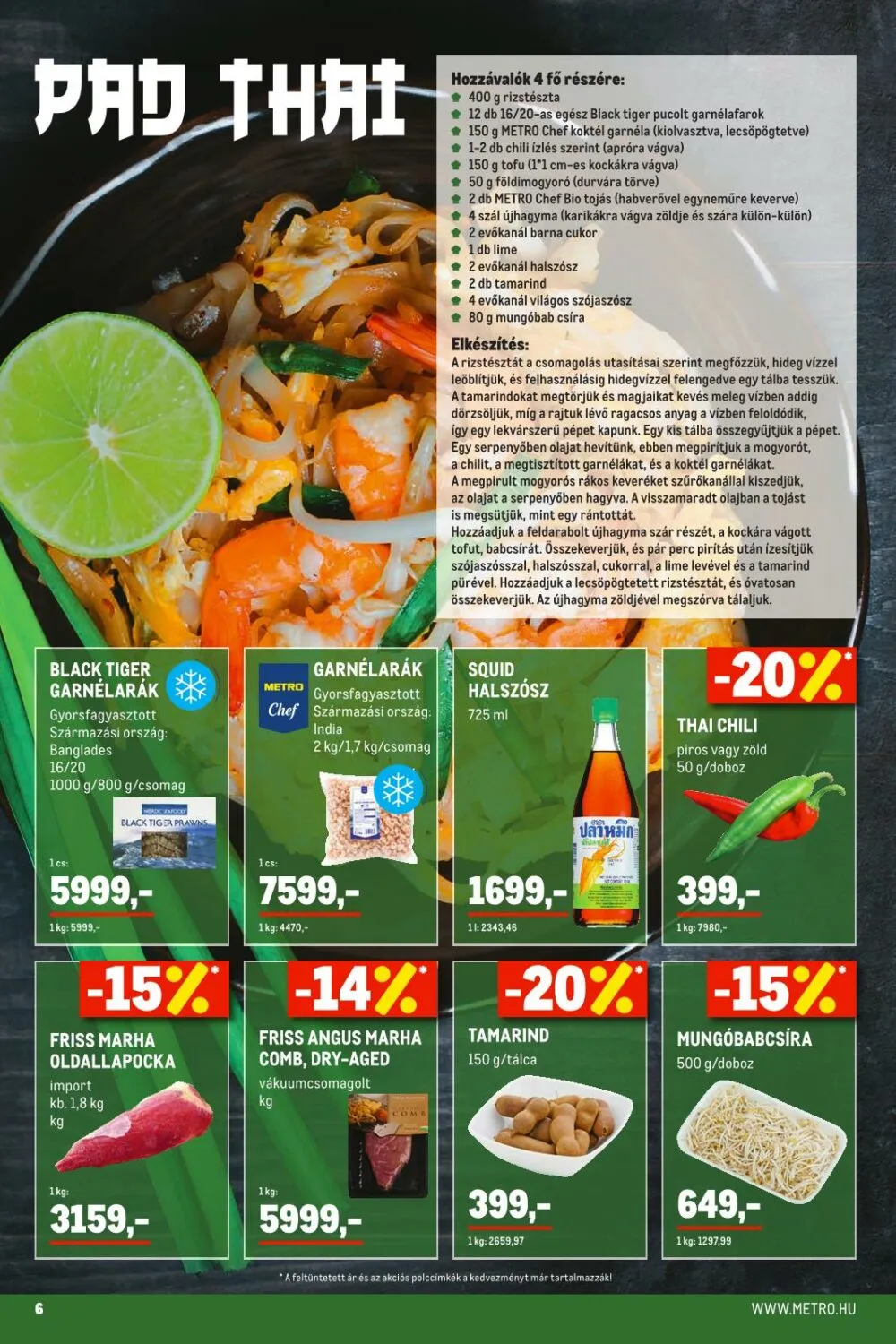 Metro akciós újság Élelmiszer 01.19–02.01 – 6. oldal