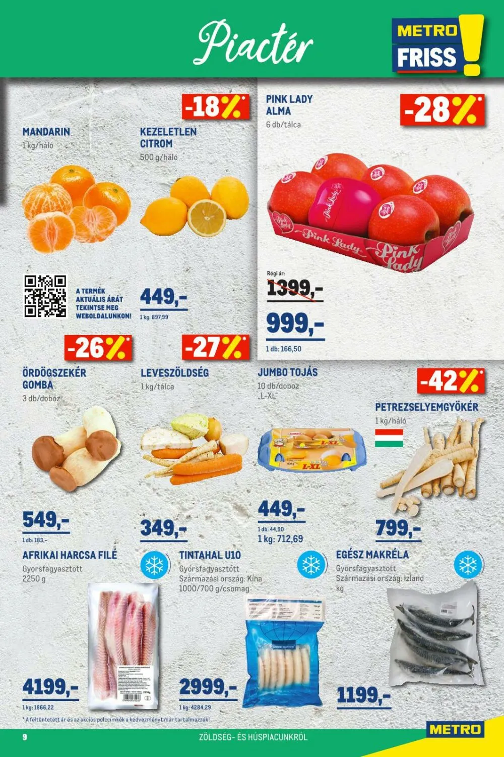 Metro akciós újság Élelmiszer 01.19–02.01 – 9. oldal