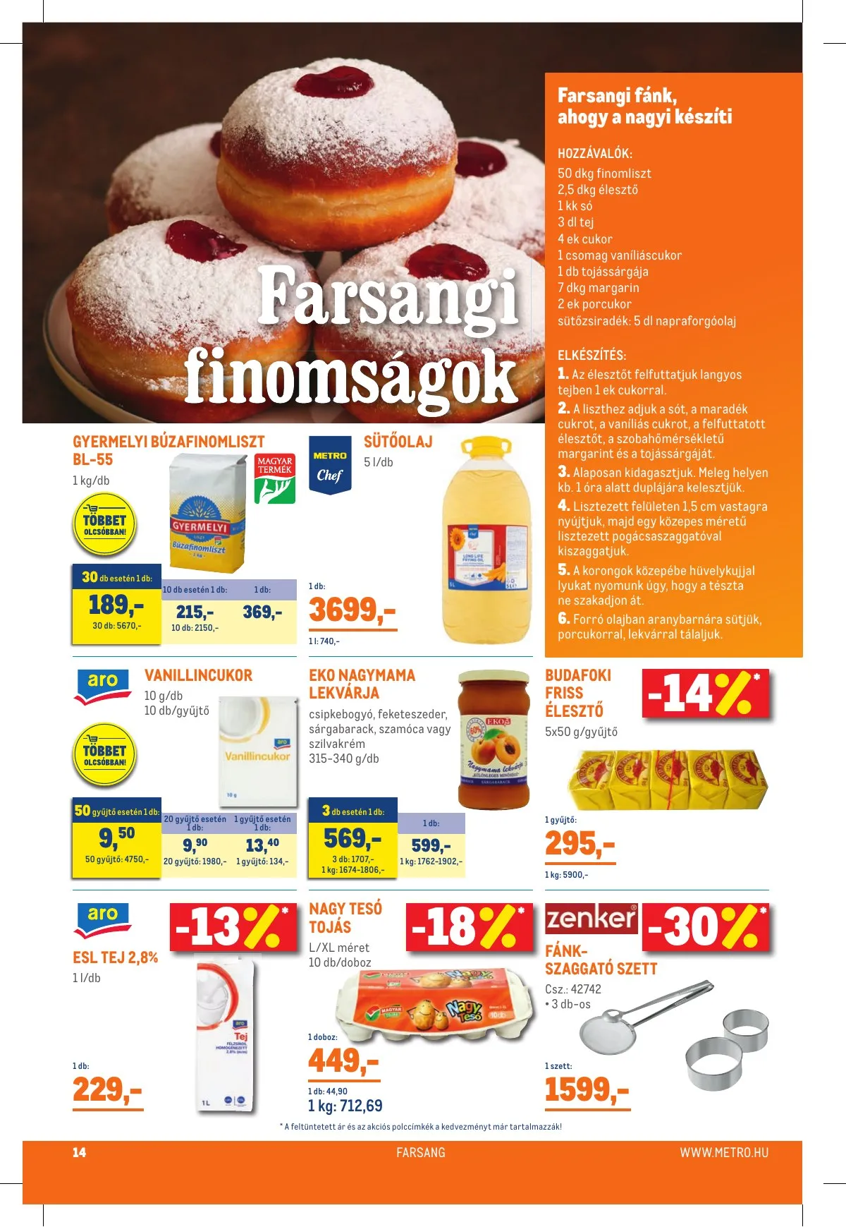 Metro akciós újság Élelmiszer 02.02–02.15 – 14. oldal