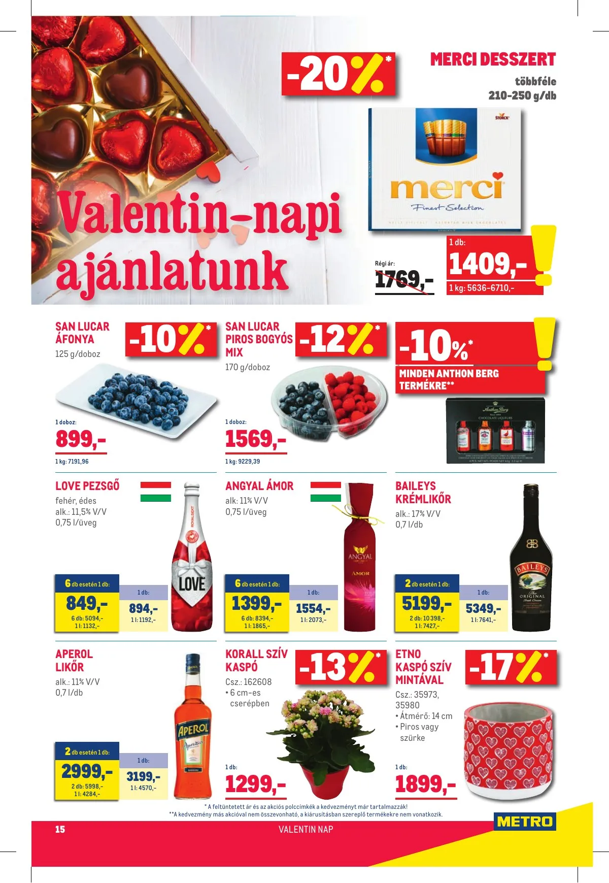 Metro akciós újság Élelmiszer 02.02–02.15 – 15. oldal