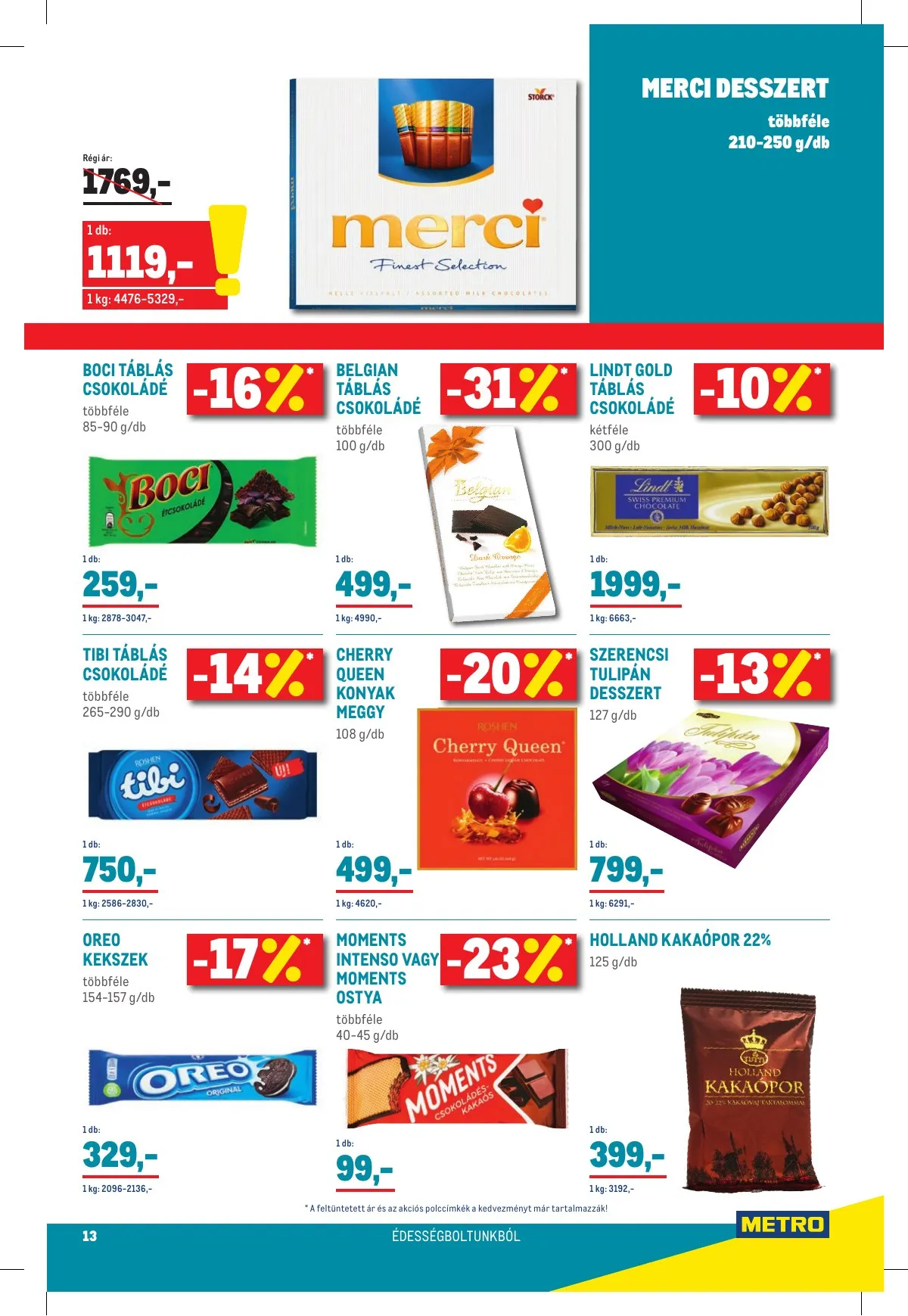 Metro akciós újság Élelmiszer 02.16–03.01 – 13. oldal