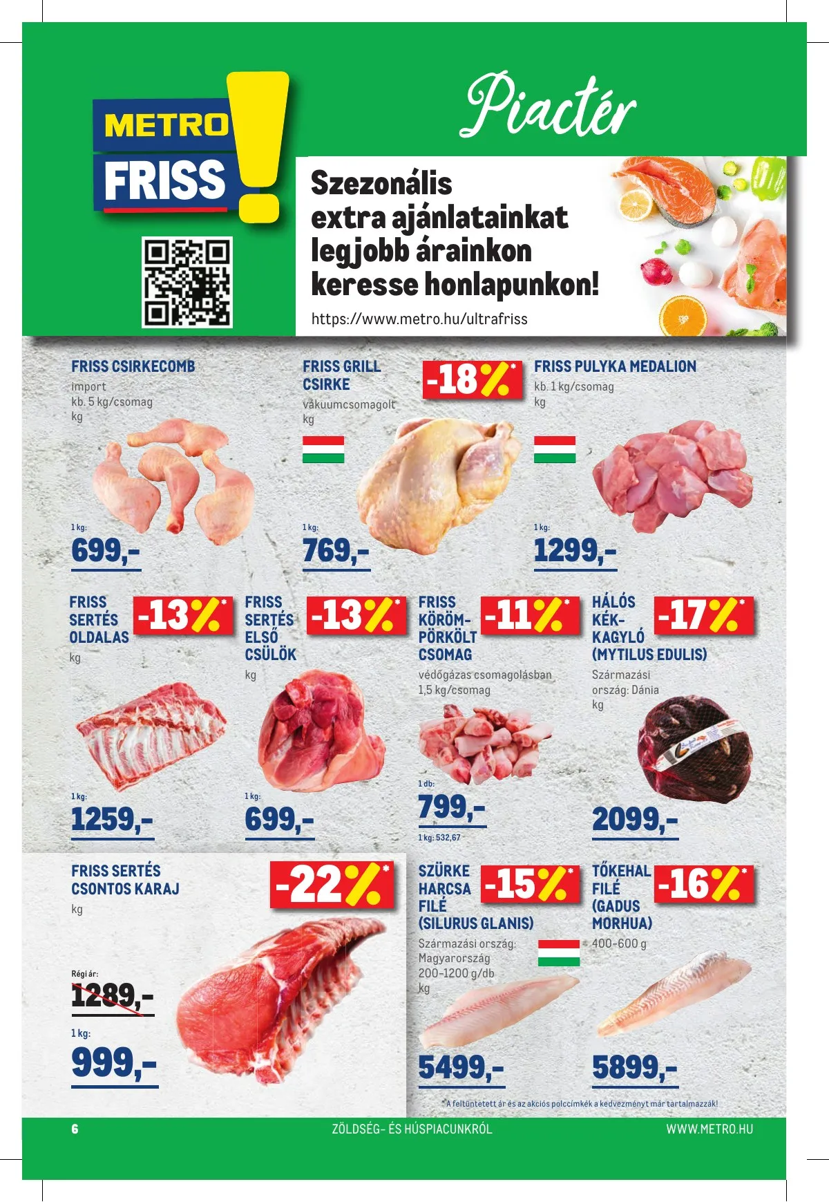Metro akciós újság Élelmiszer 02.16–03.01 – 6. oldal