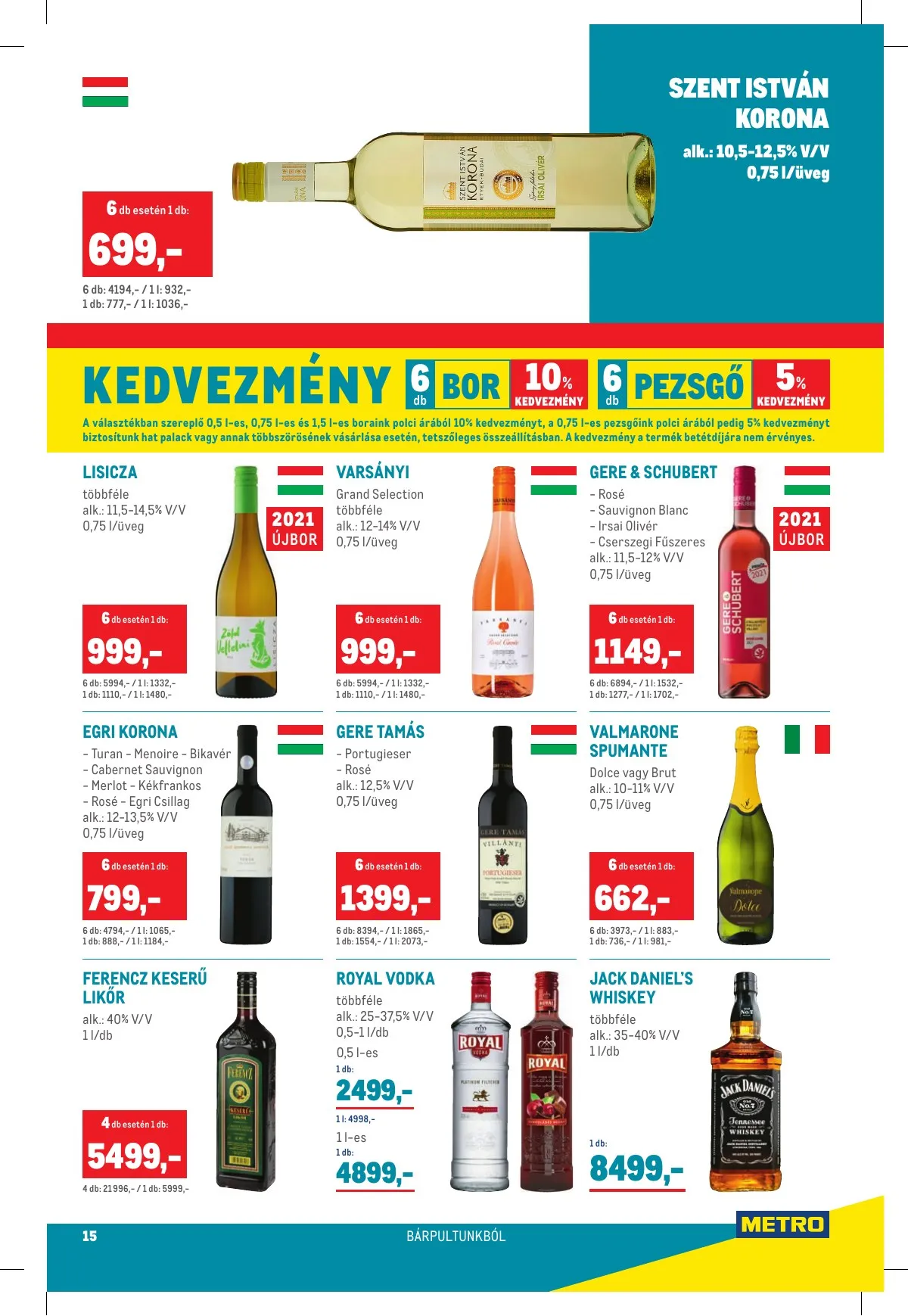 Metro akciós újság Élelmiszer 03.02–03.15 – 15. oldal
