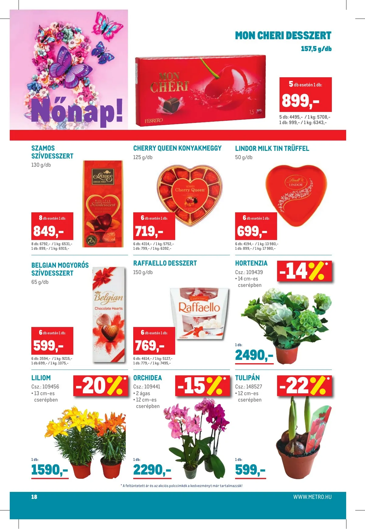 Metro akciós újság Élelmiszer 03.02–03.15 – 18. oldal