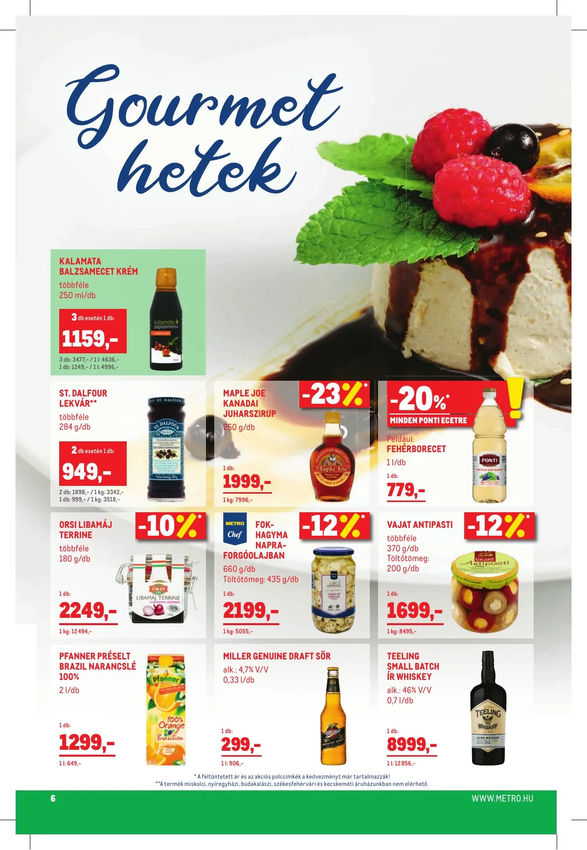 Metro akciós újság Élelmiszer 03.02–03.15 – 6. oldal