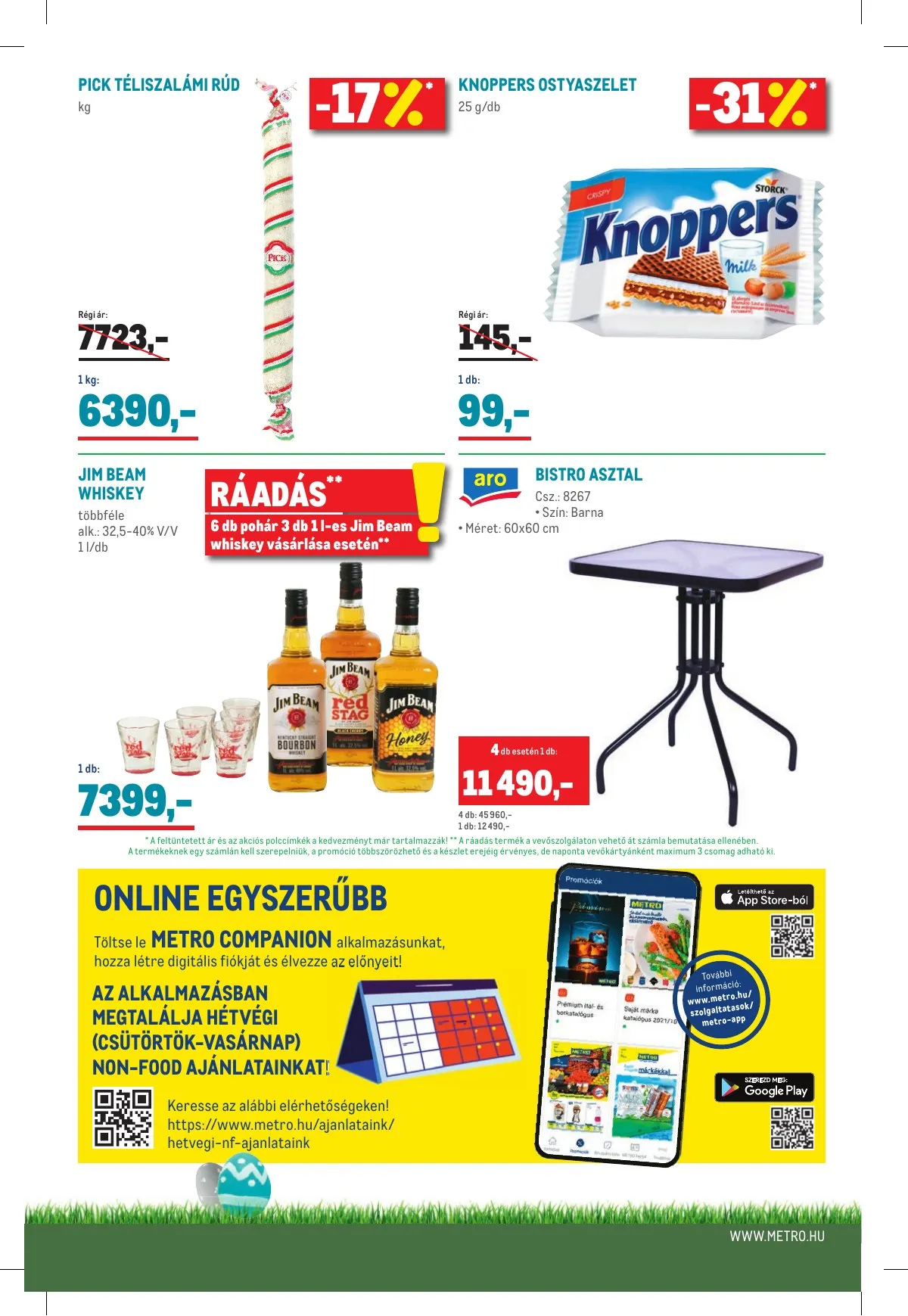 Metro akciós újság Élelmiszer 03.30–04.19 – 24. oldal